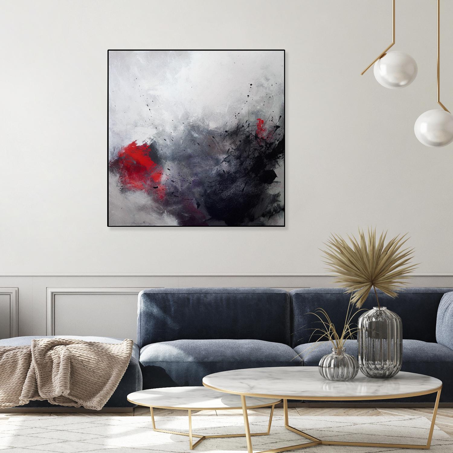 Unanchored by Roland Benoît on GIANT ART - grey abstract