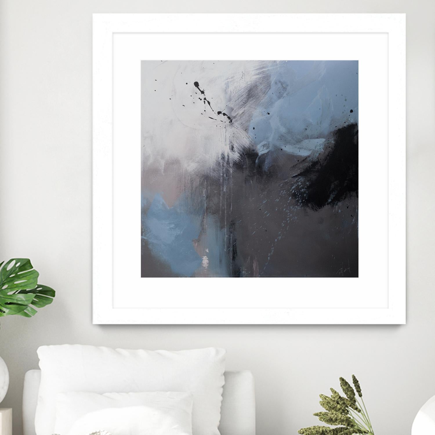 Compatible by Roland Benoît on GIANT ART - grey abstract