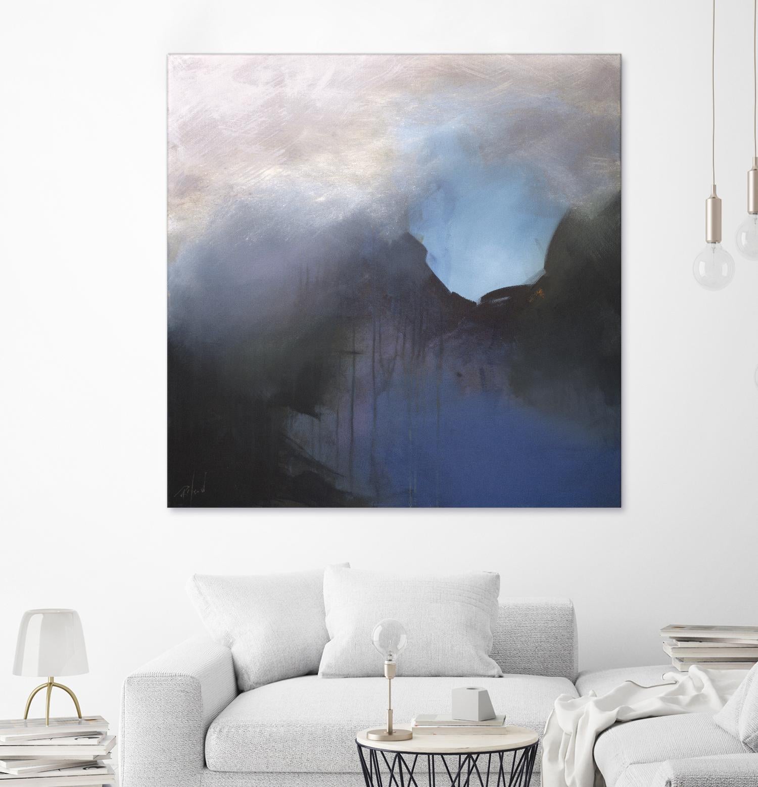 Passage by Roland Benoît on GIANT ART - blue abstract