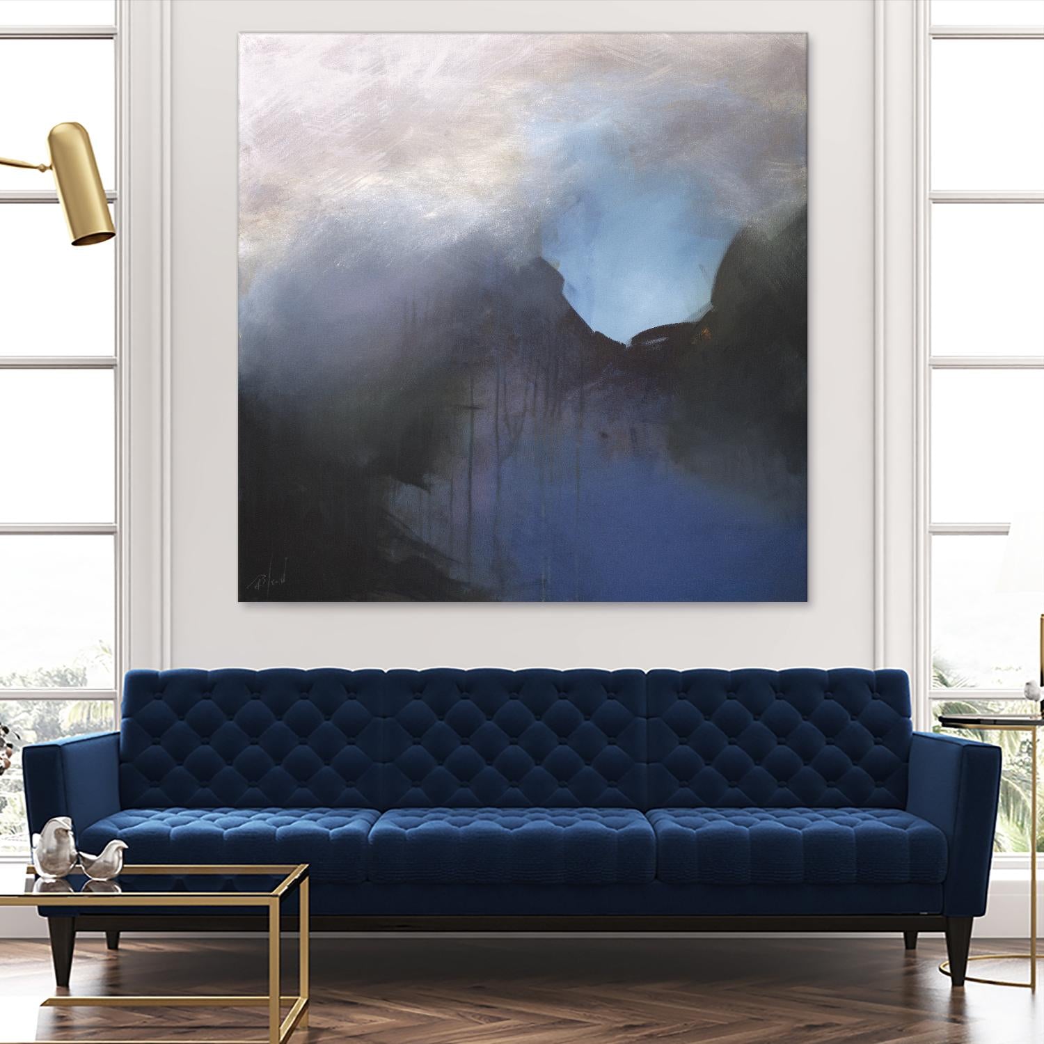 Passage by Roland Benoît on GIANT ART - blue abstract