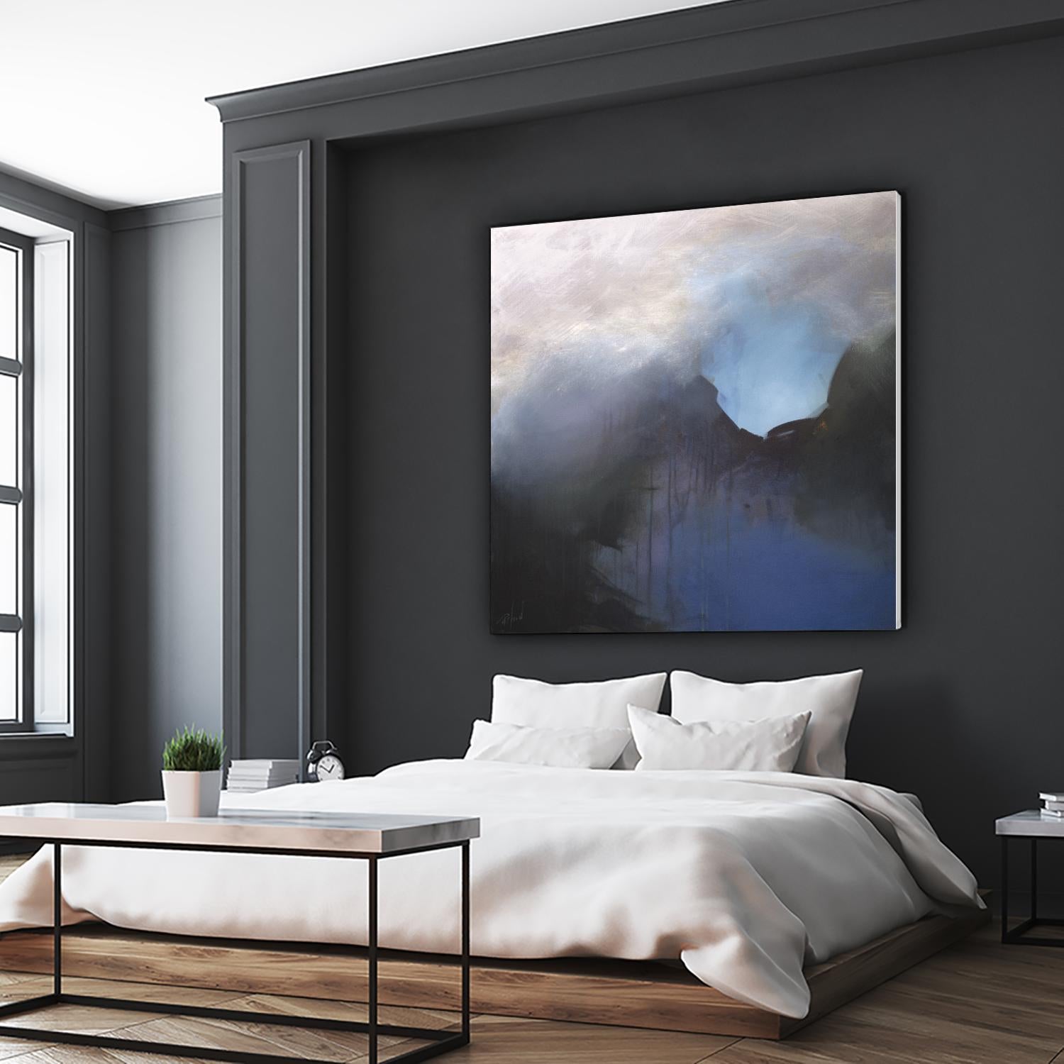 Passage by Roland Benoît on GIANT ART - blue abstract