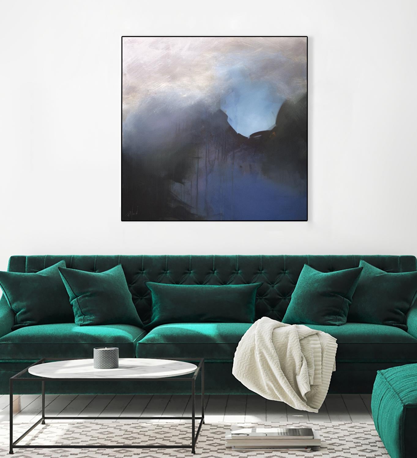 Passage by Roland Benoît on GIANT ART - blue abstract