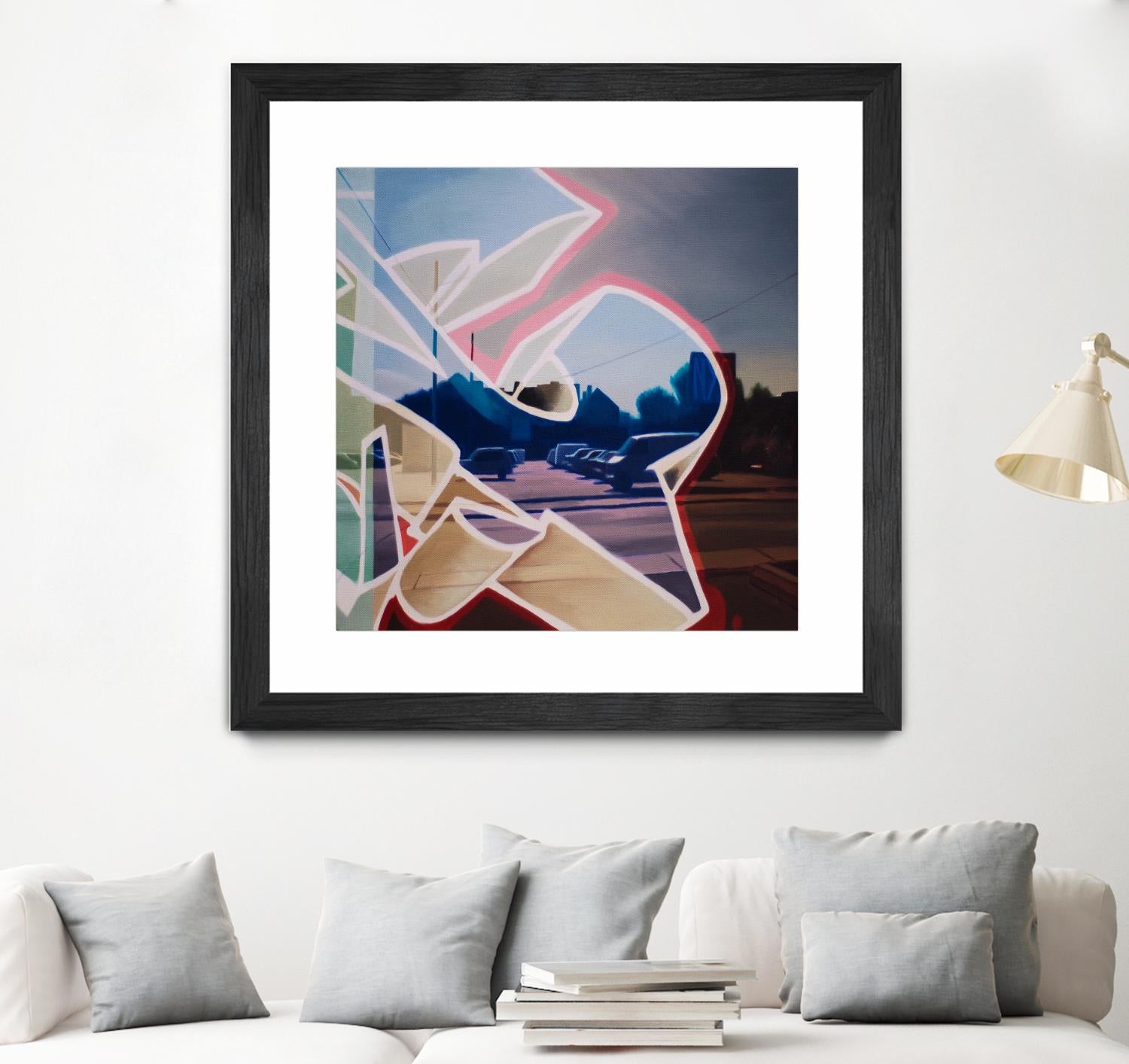 False Future by James Nye on GIANT ART - beige street art graffiti