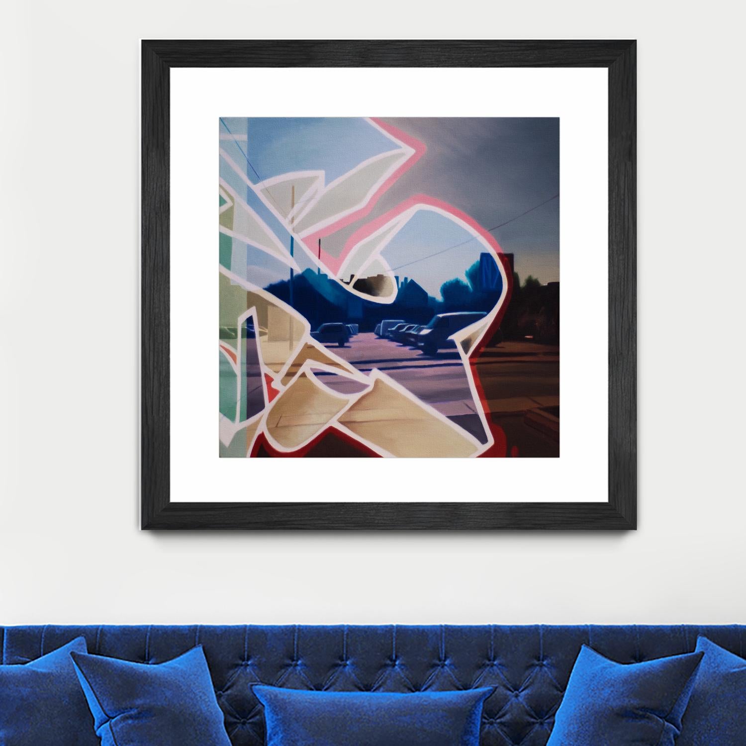 False Future by James Nye on GIANT ART - beige street art graffiti