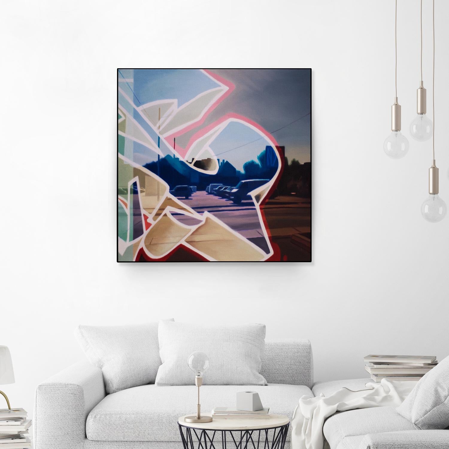 False Future by James Nye on GIANT ART - beige street art graffiti