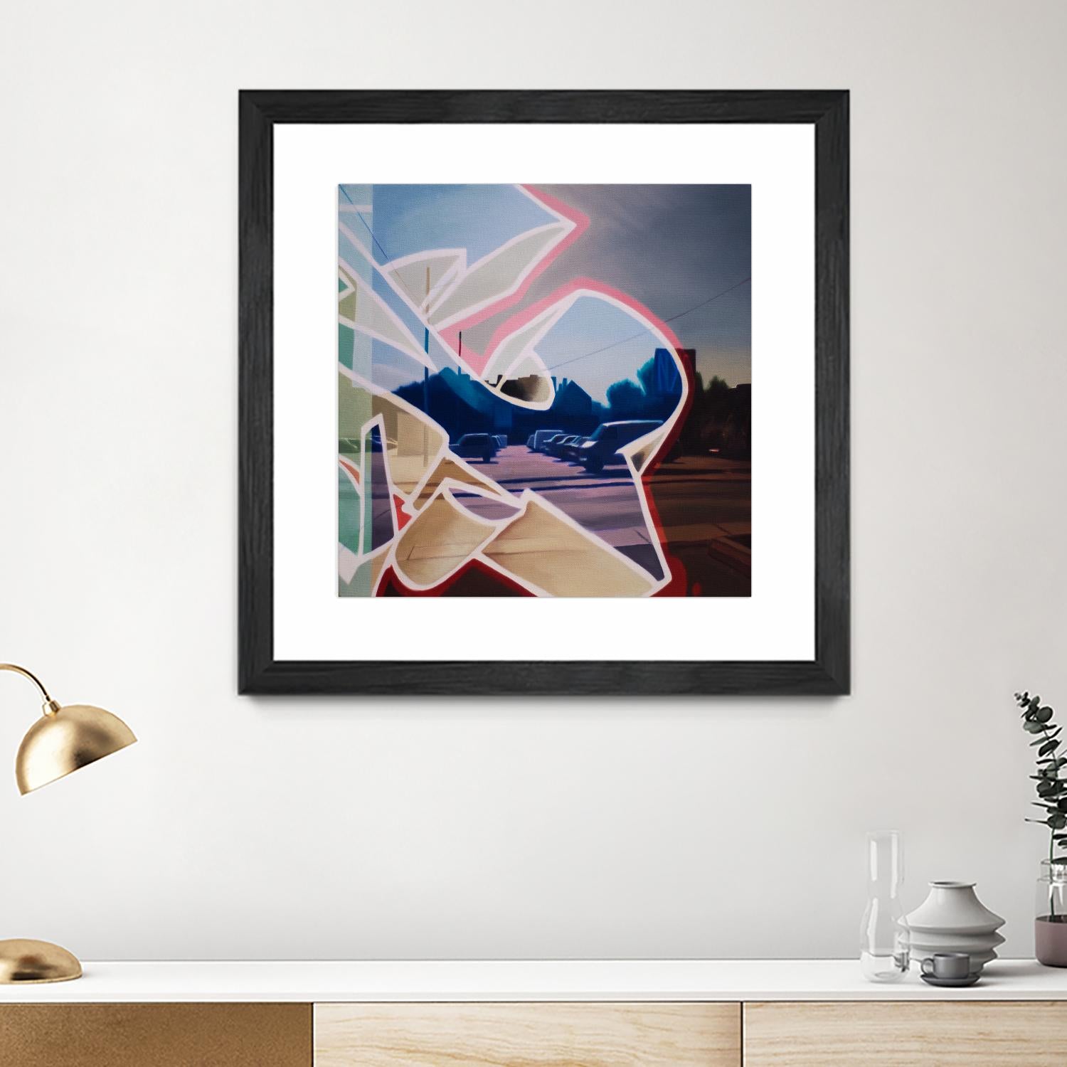 False Future by James Nye on GIANT ART - beige street art graffiti