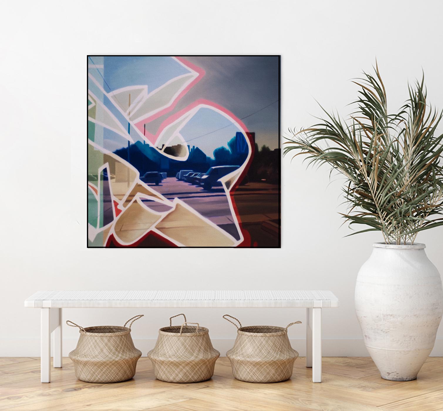 False Future by James Nye on GIANT ART - beige street art graffiti