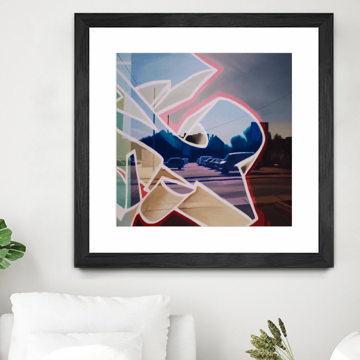 False Future by James Nye on GIANT ART - beige street art graffiti