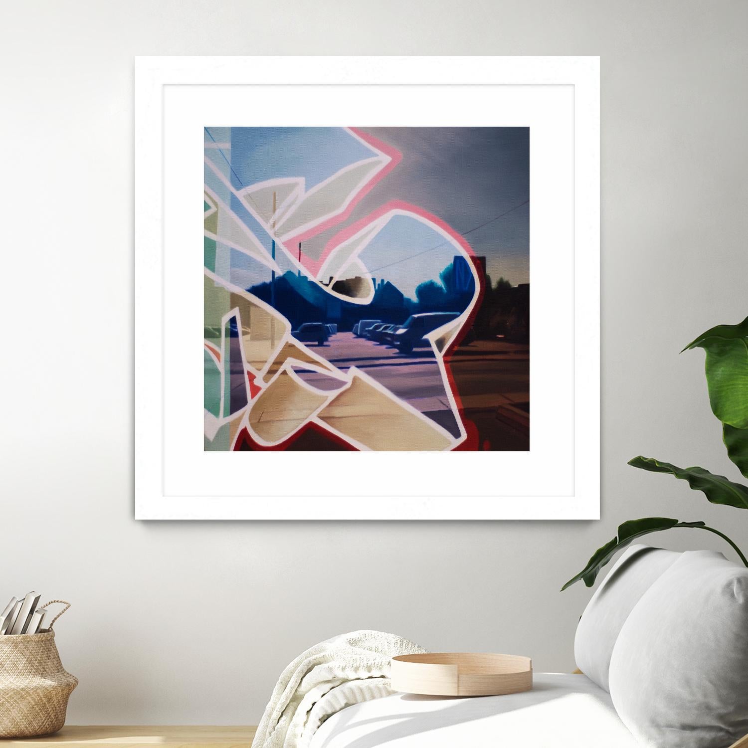 False Future by James Nye on GIANT ART - beige street art graffiti