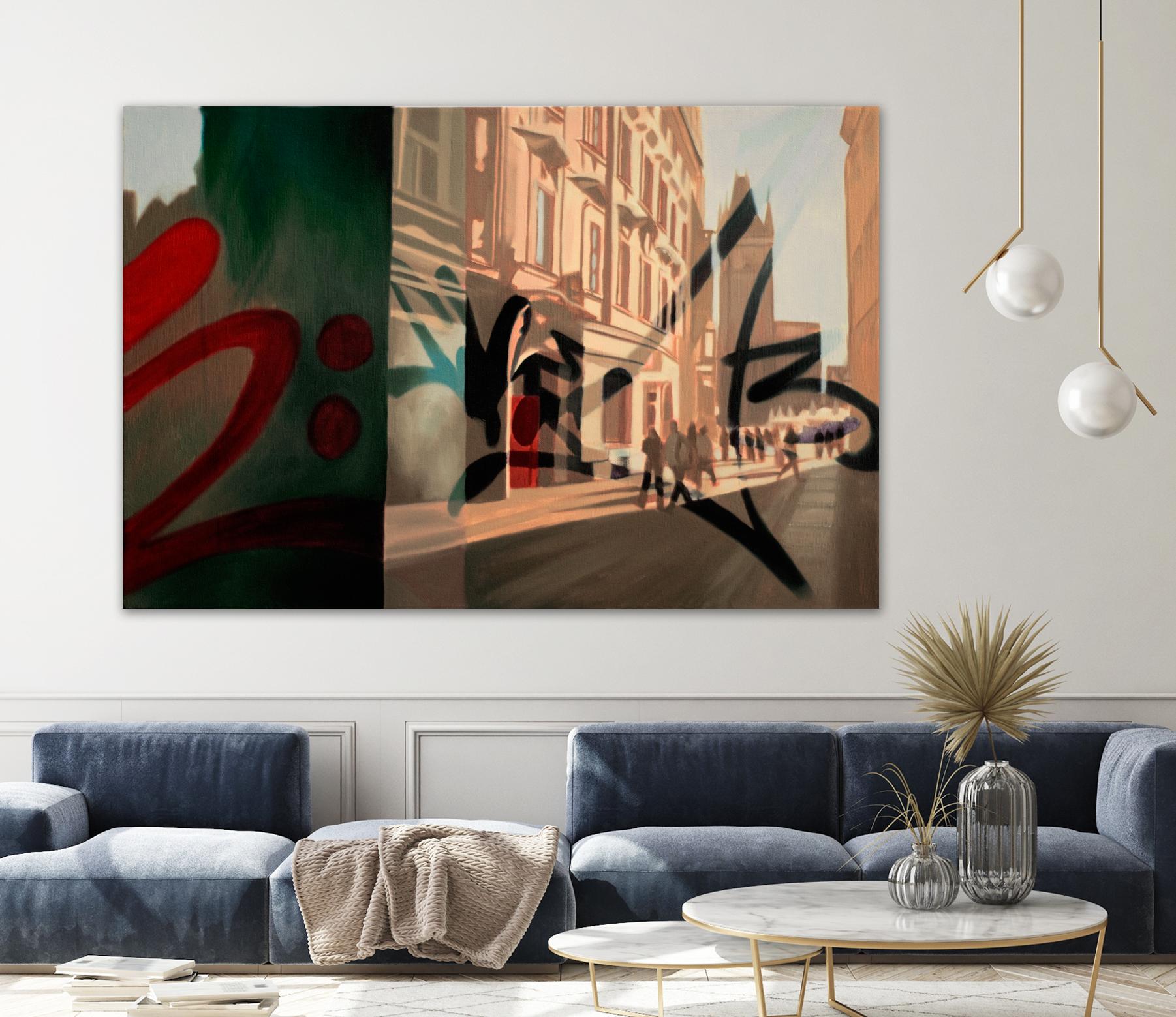 From Old Town by James Nye on GIANT ART - beige street art canadian artists