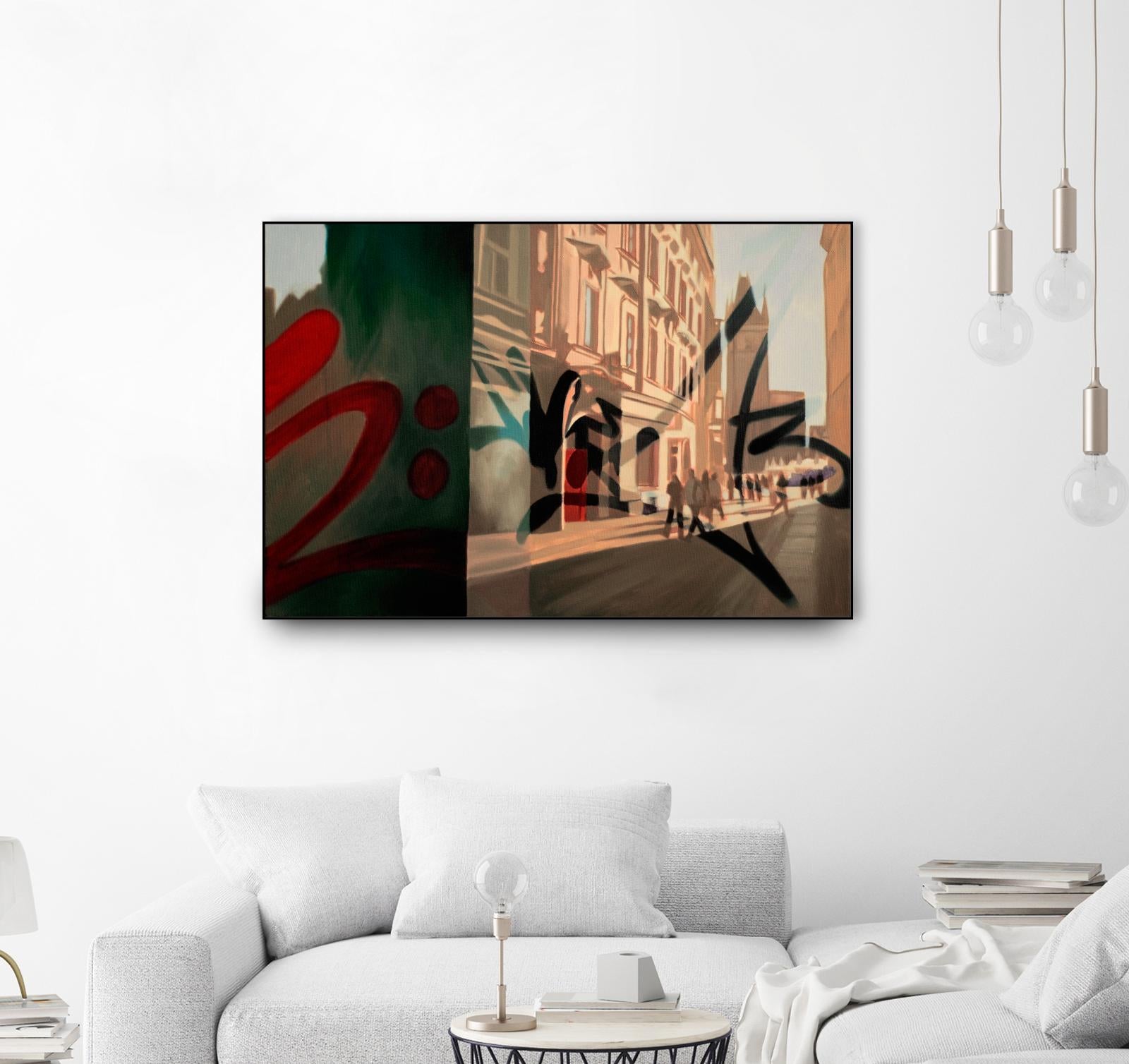 From Old Town by James Nye on GIANT ART - beige street art canadian artists