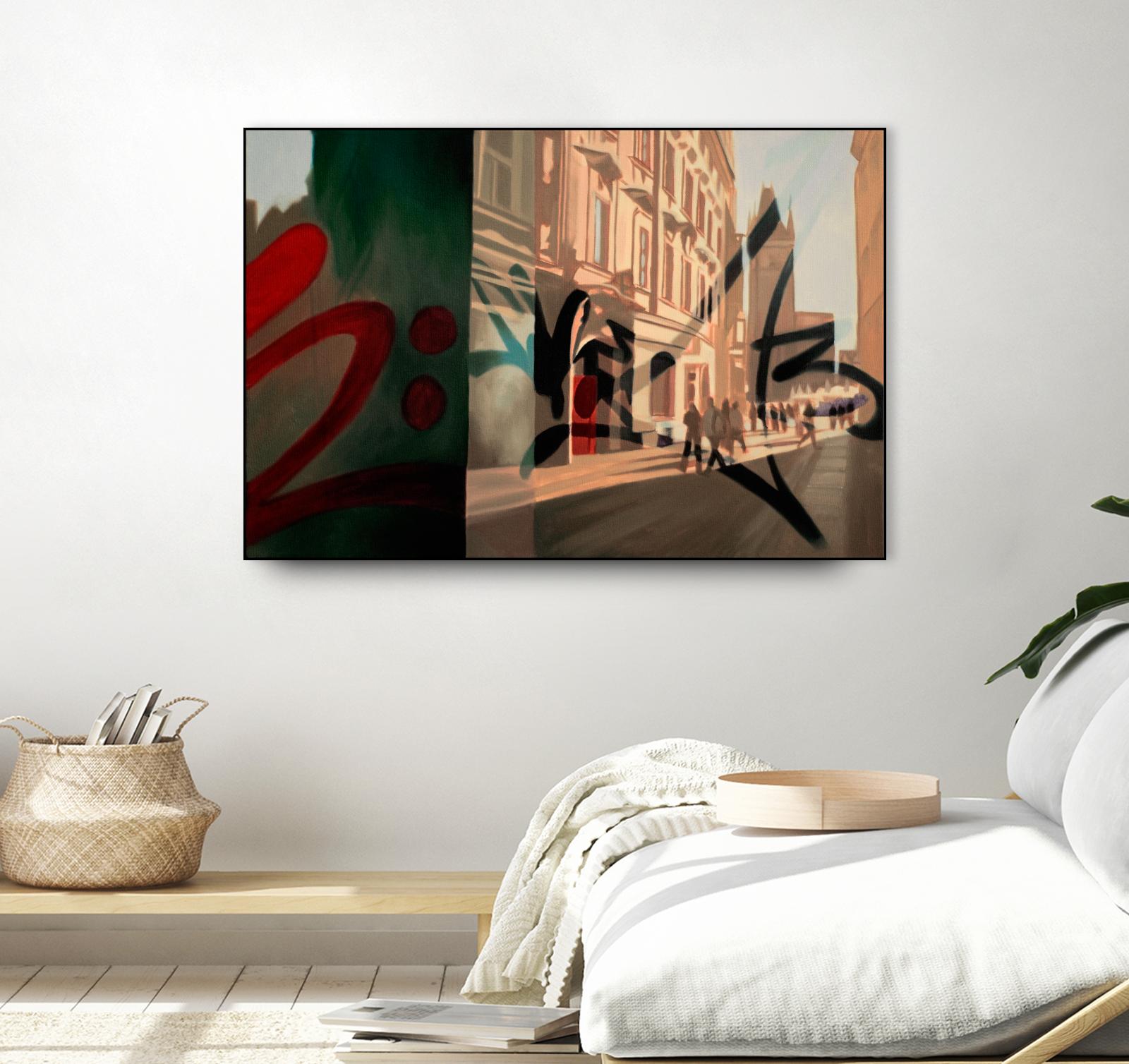 From Old Town by James Nye on GIANT ART - beige street art canadian artists