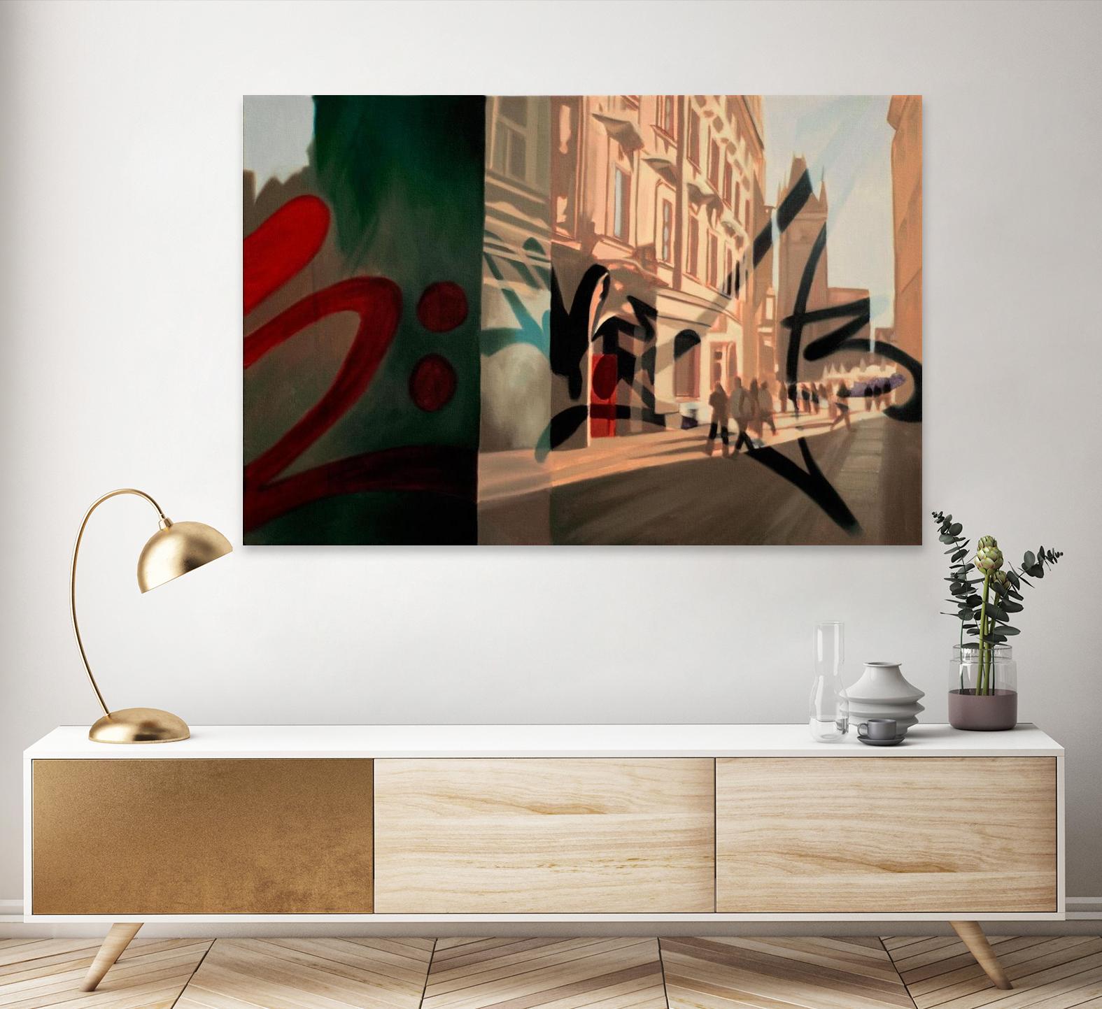 From Old Town by James Nye on GIANT ART - beige street art canadian artists