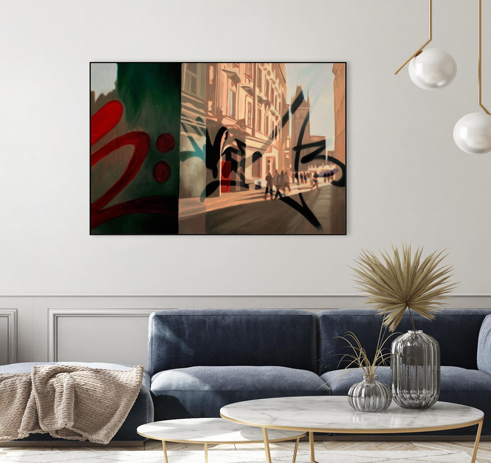 From Old Town by James Nye on GIANT ART - beige street art canadian artists