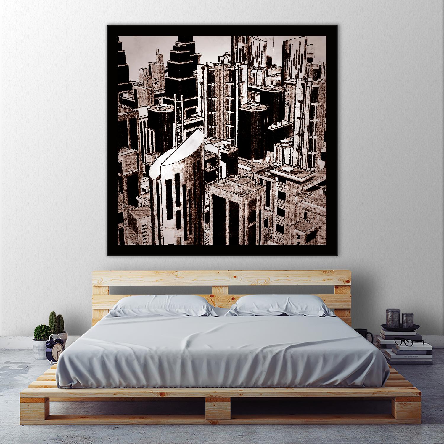 Megapolis 2 by Jefd on GIANT ART - black digital