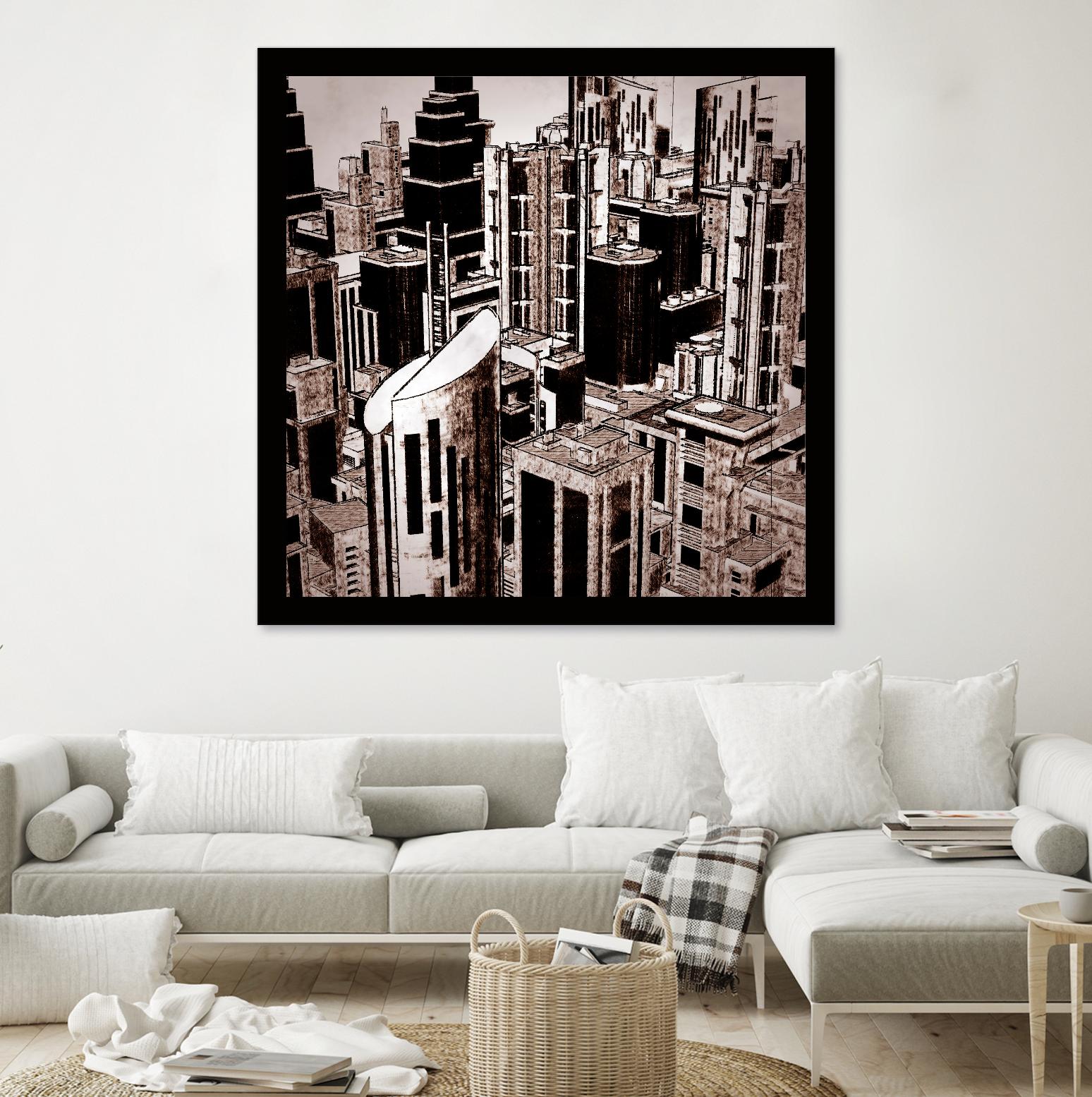 Megapolis 2 by Jefd on GIANT ART - black digital