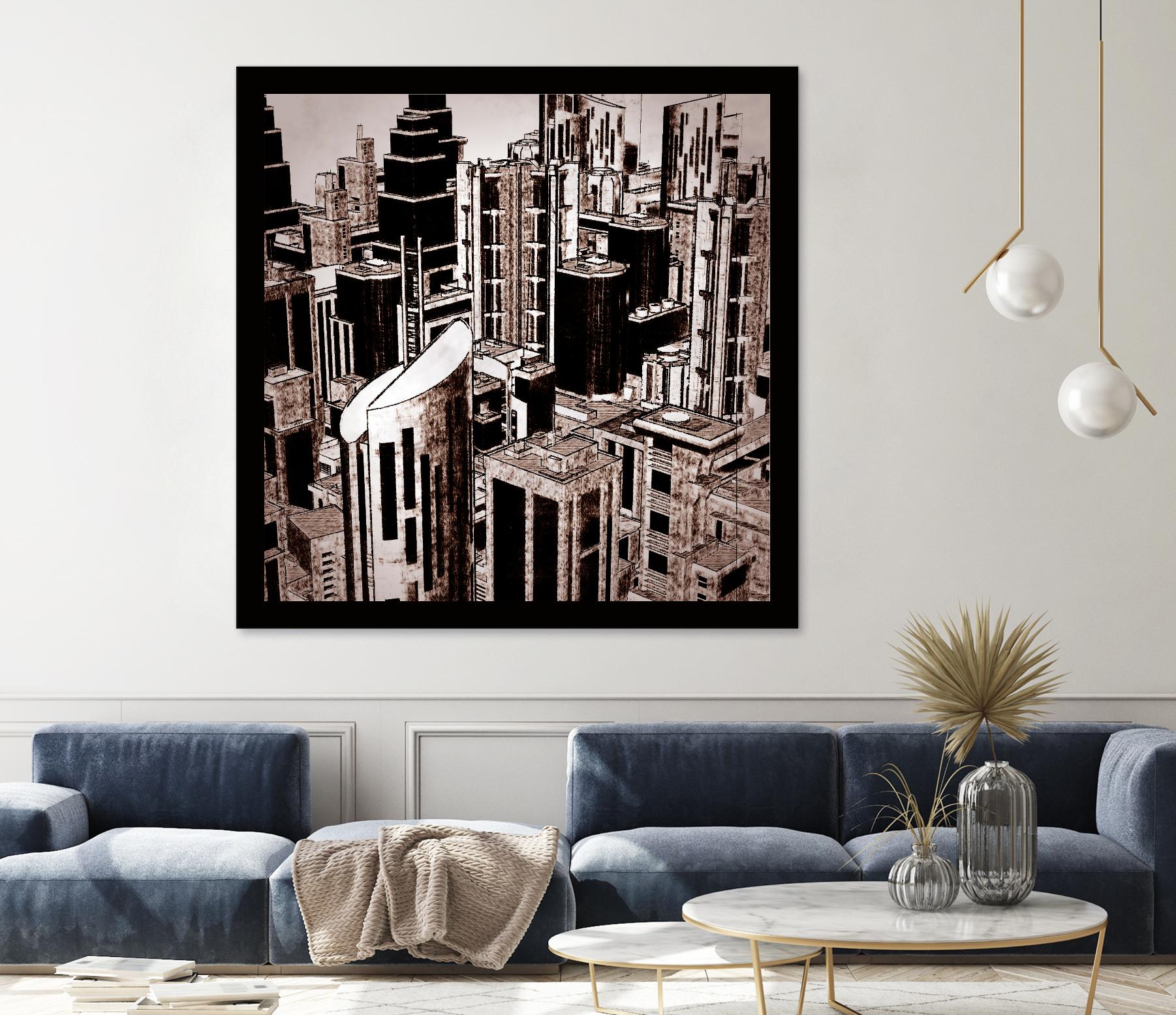 Megapolis 2 by Jefd on GIANT ART - black digital