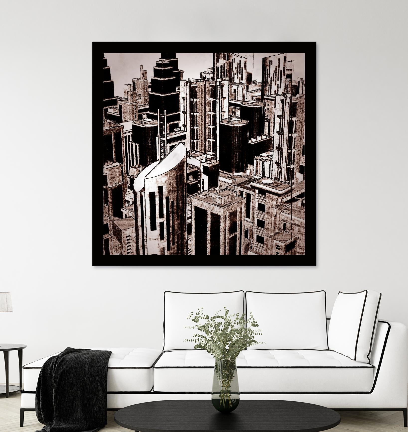 Megapolis 2 by Jefd on GIANT ART - black digital
