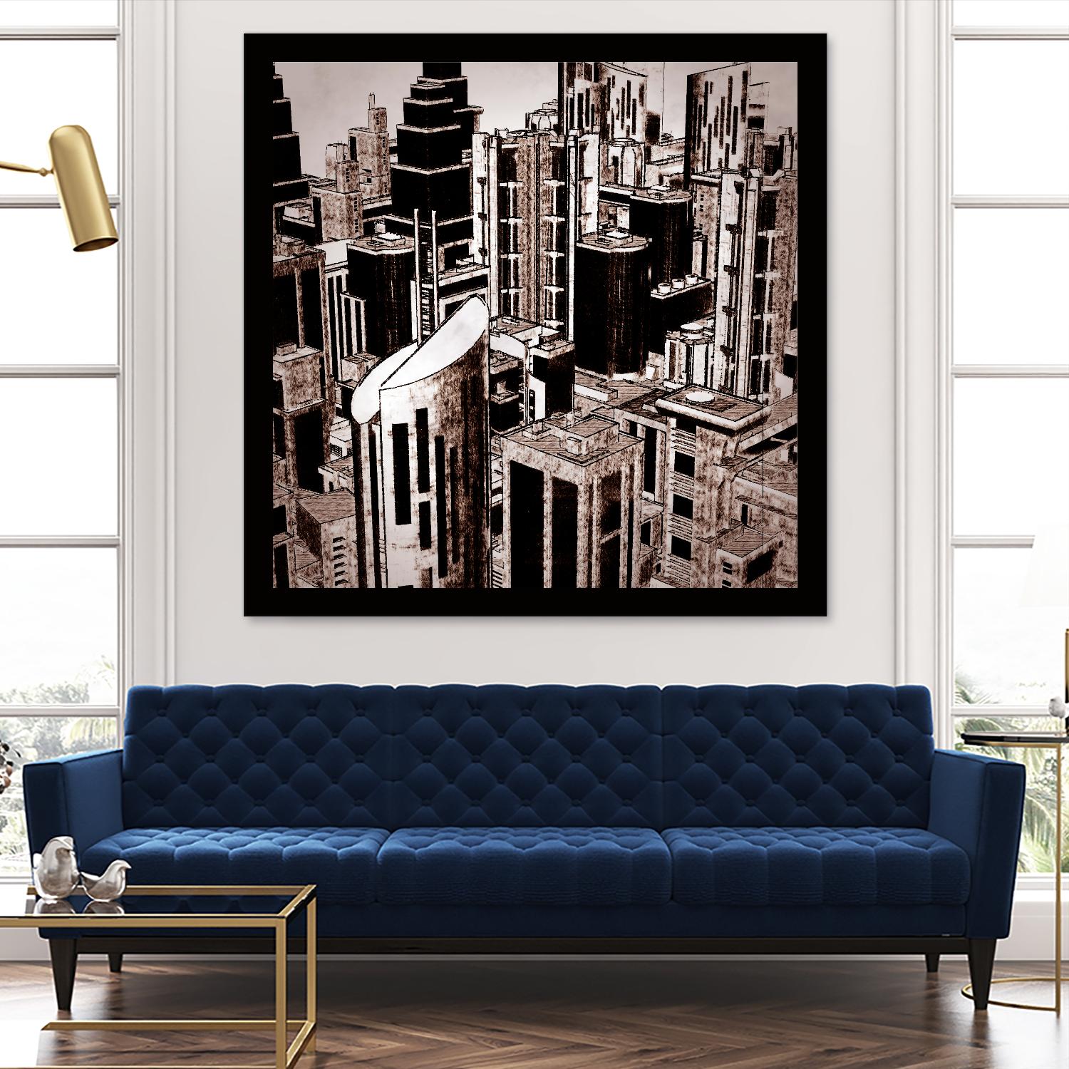 Megapolis 2 by Jefd on GIANT ART - black digital