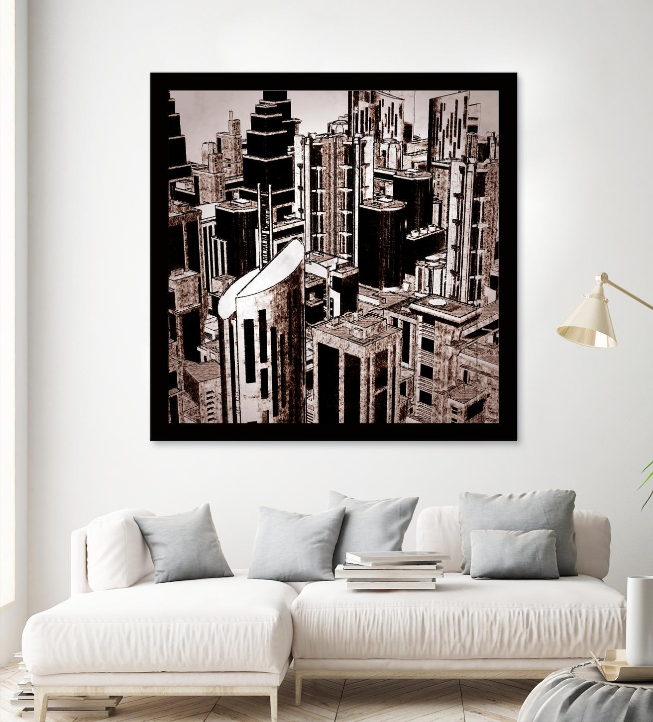 Megapolis 2 by Jefd on GIANT ART - black digital
