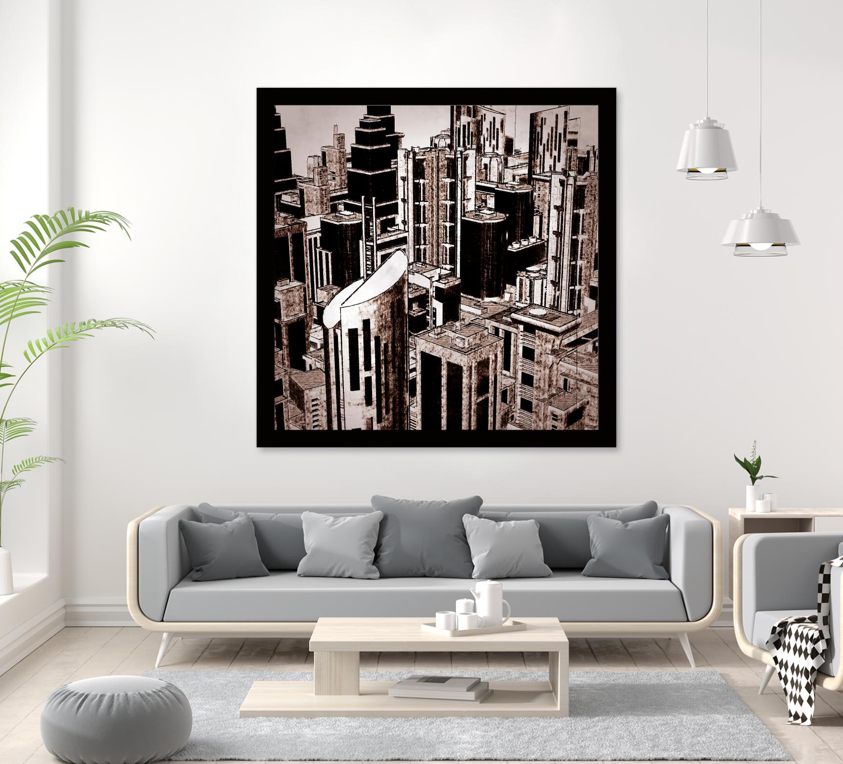 Megapolis 2 by Jefd on GIANT ART - black digital