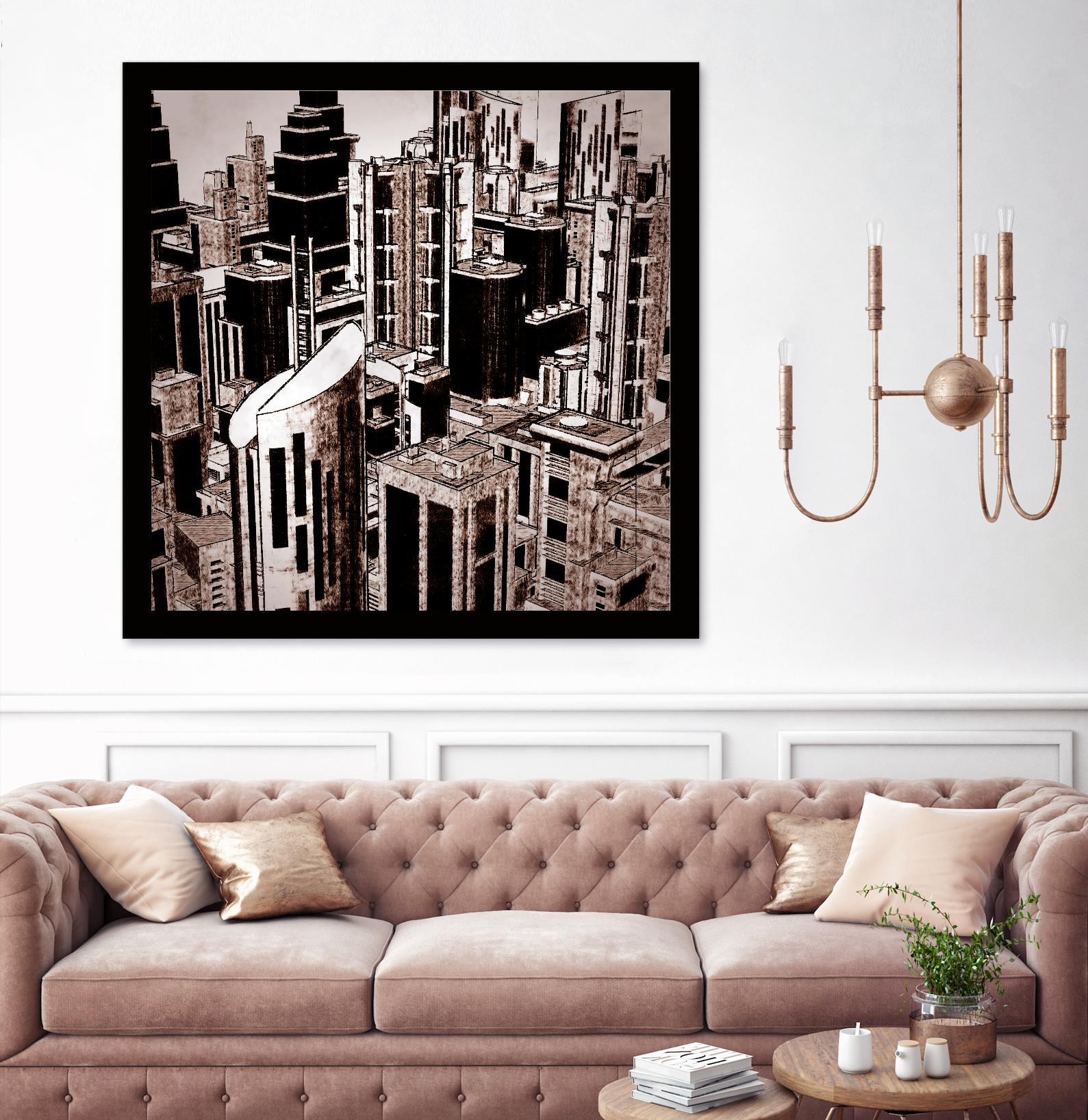 Megapolis 2 by Jefd on GIANT ART - black digital