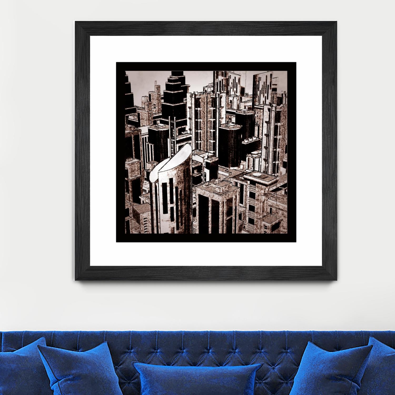 Megapolis 2 by Jefd on GIANT ART - black digital