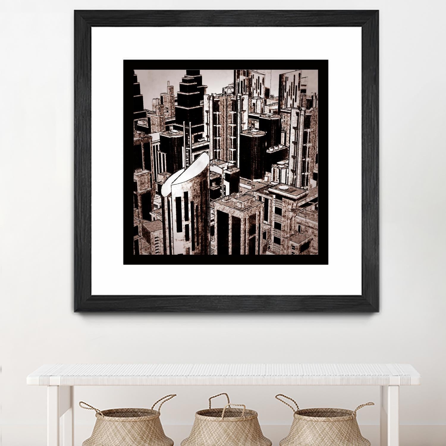 Megapolis 2 by Jefd on GIANT ART - black digital