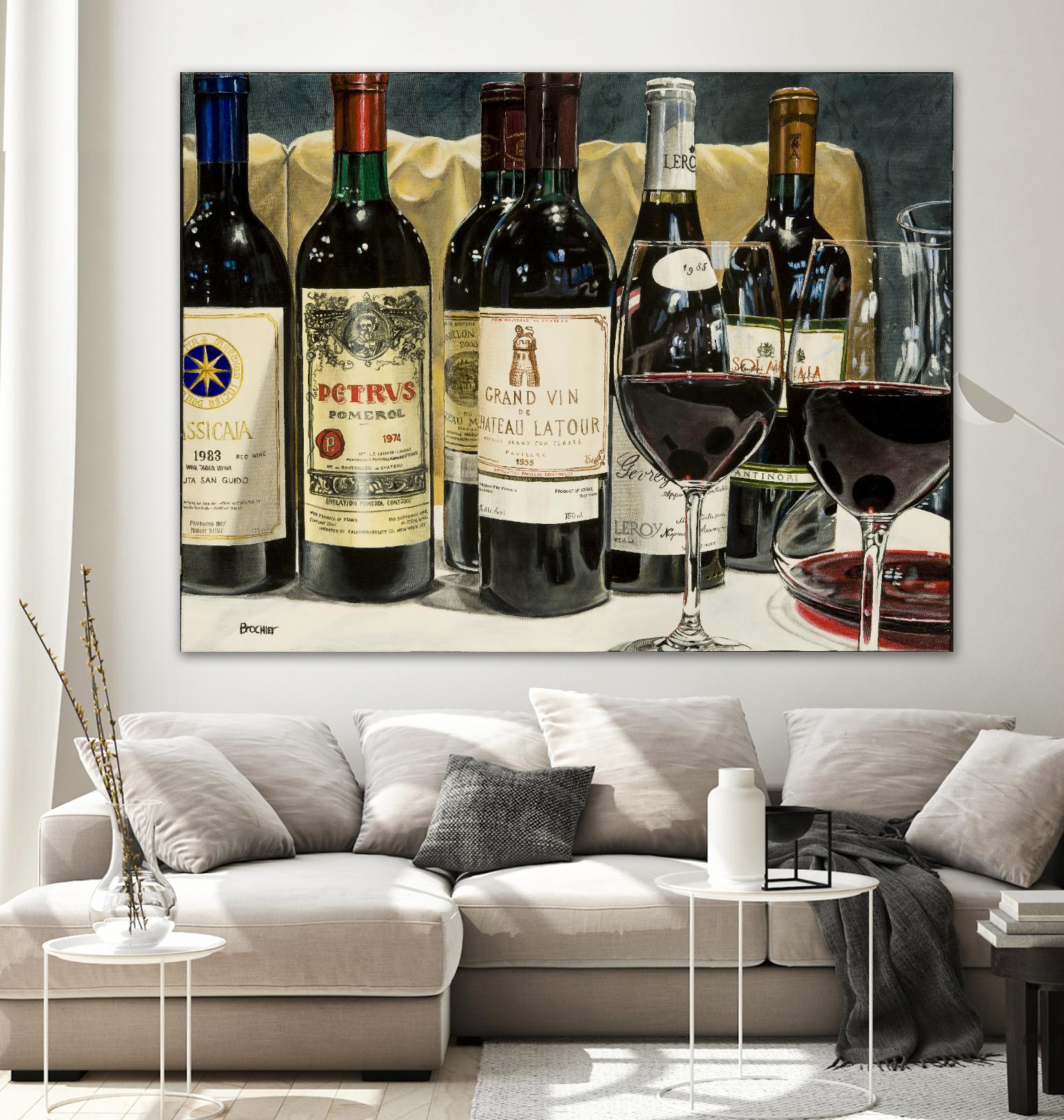 Les bonnes années by Marc Brochier on GIANT ART - beige still life artistes du québec