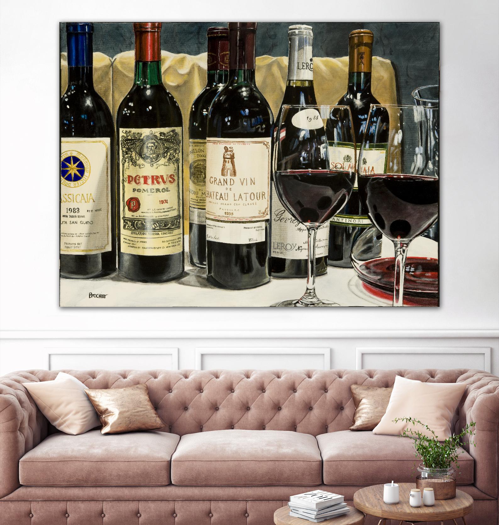 Les bonnes années by Marc Brochier on GIANT ART - beige still life artistes du québec