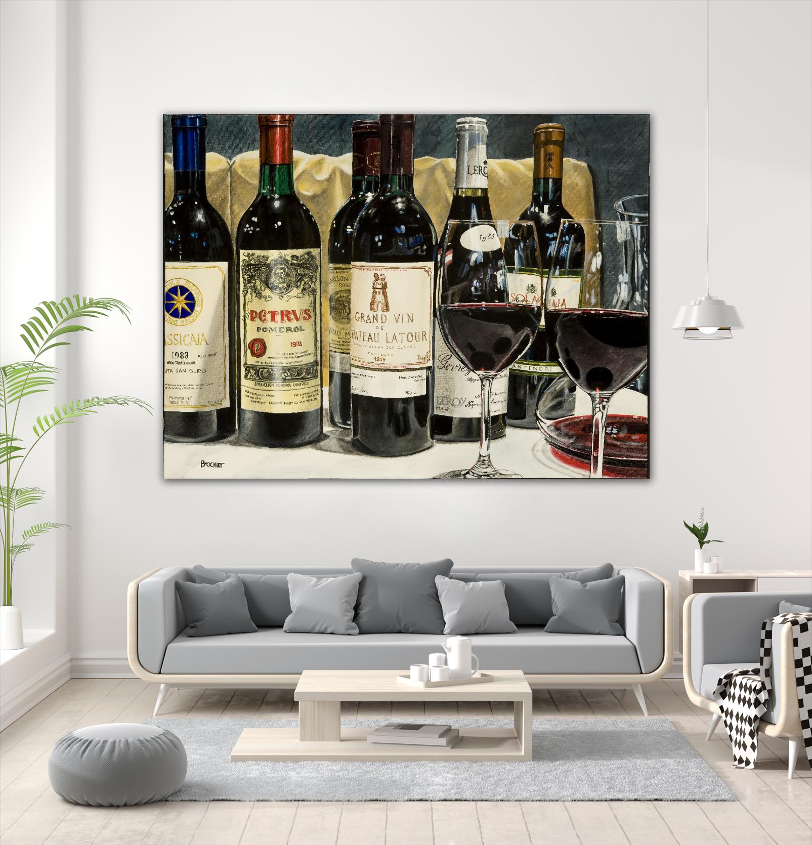 Les bonnes années by Marc Brochier on GIANT ART - beige still life artistes du québec