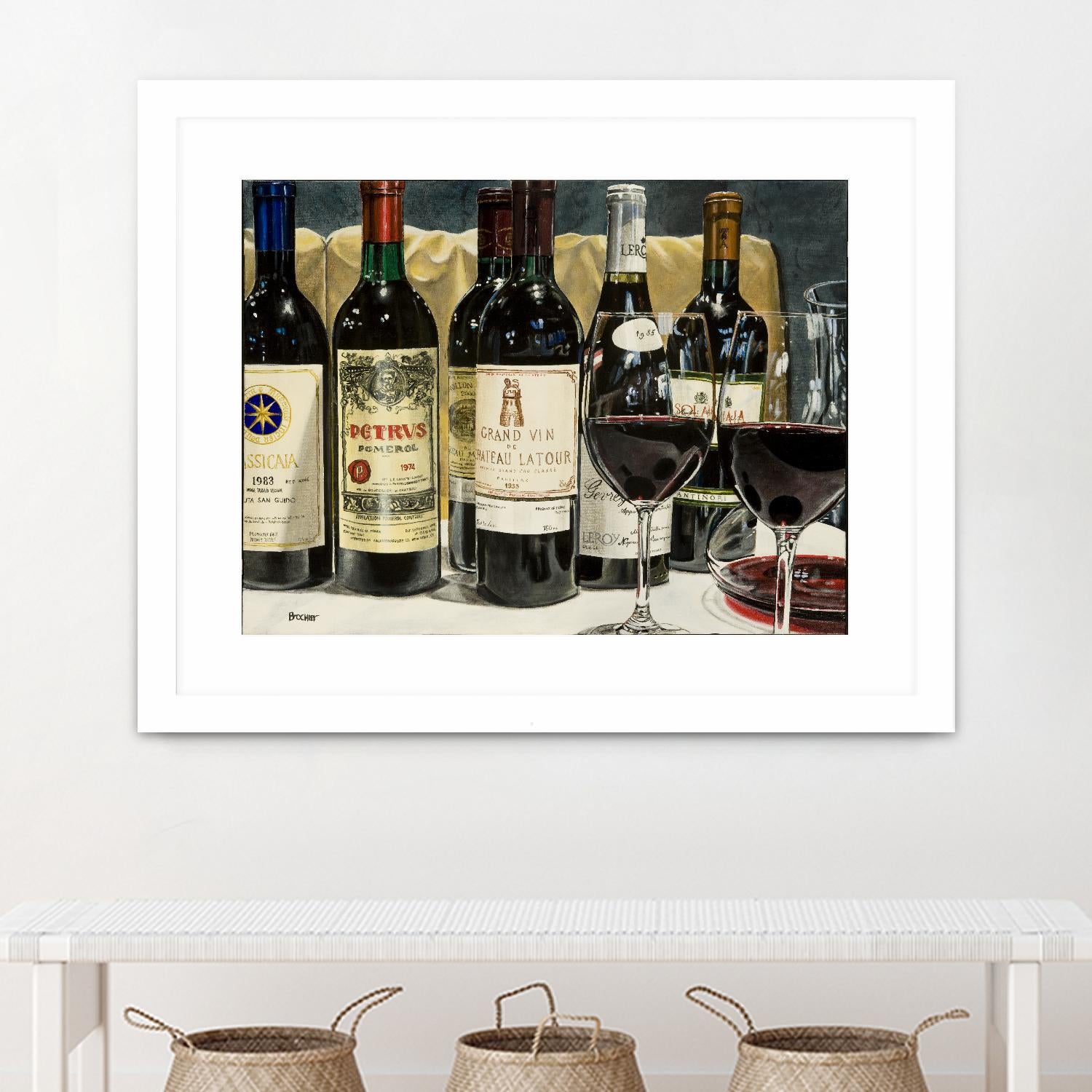 Les bonnes années by Marc Brochier on GIANT ART - beige still life artistes du québec