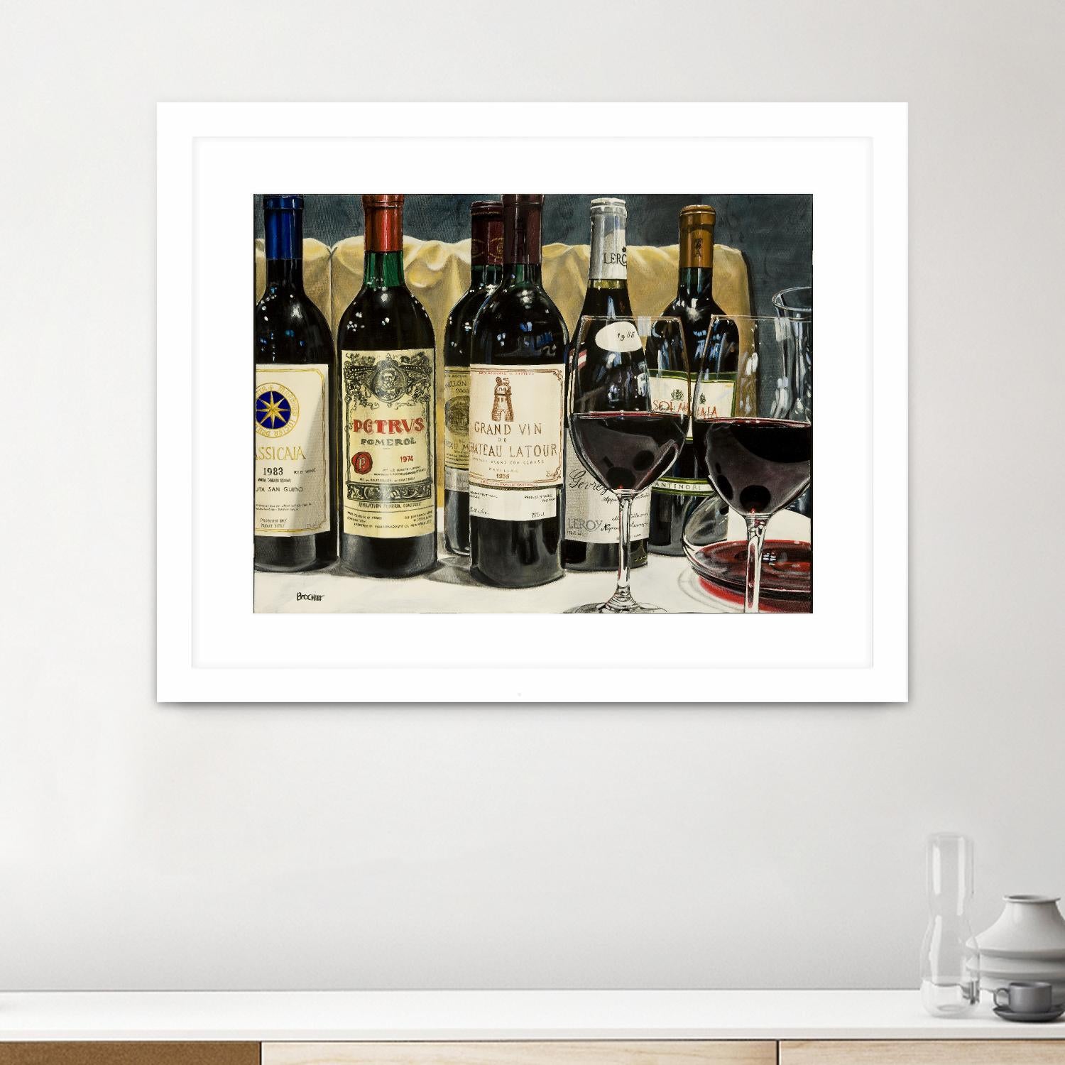 Les bonnes années by Marc Brochier on GIANT ART - beige still life artistes du québec