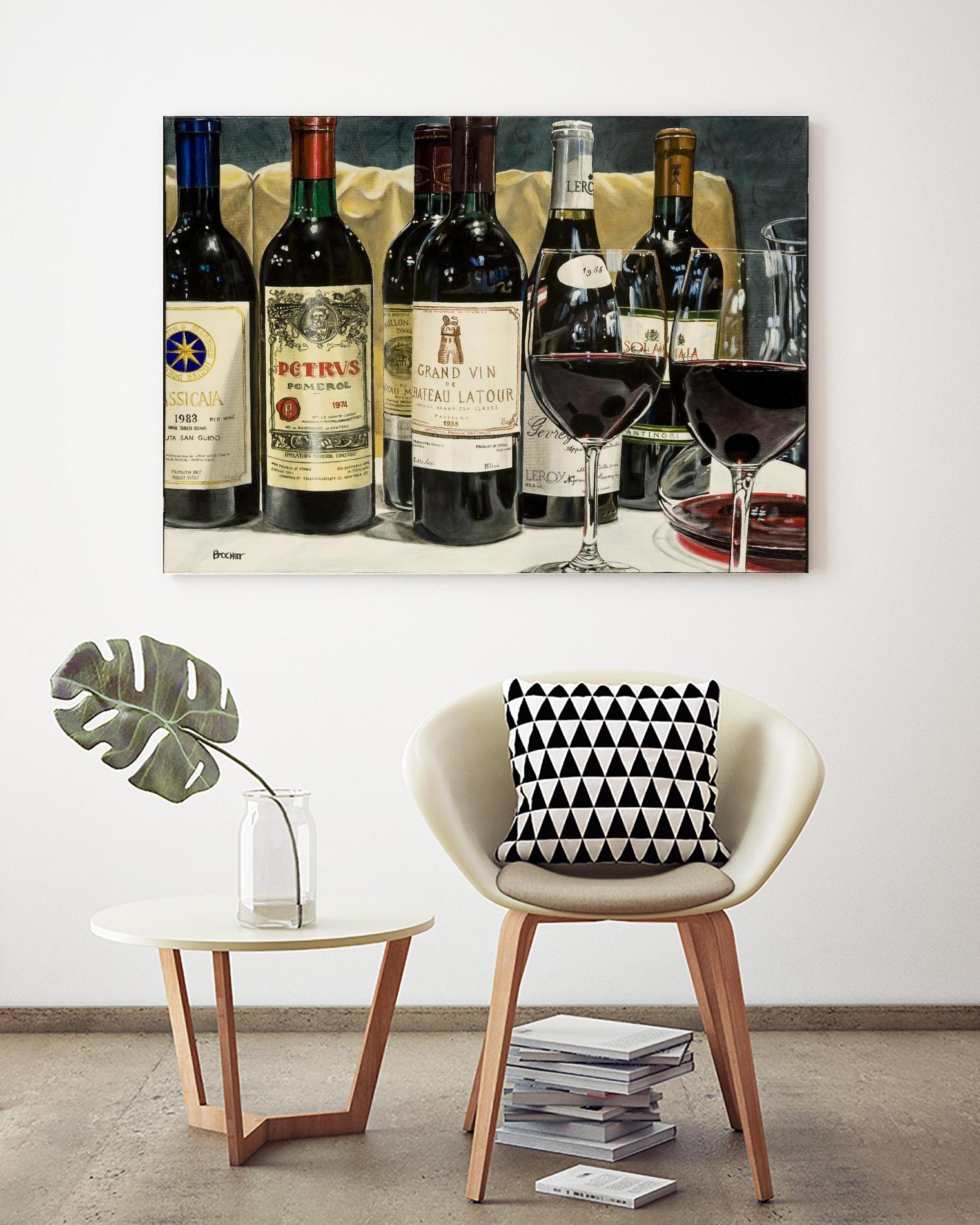 Les bonnes années by Marc Brochier on GIANT ART - beige still life artistes du québec