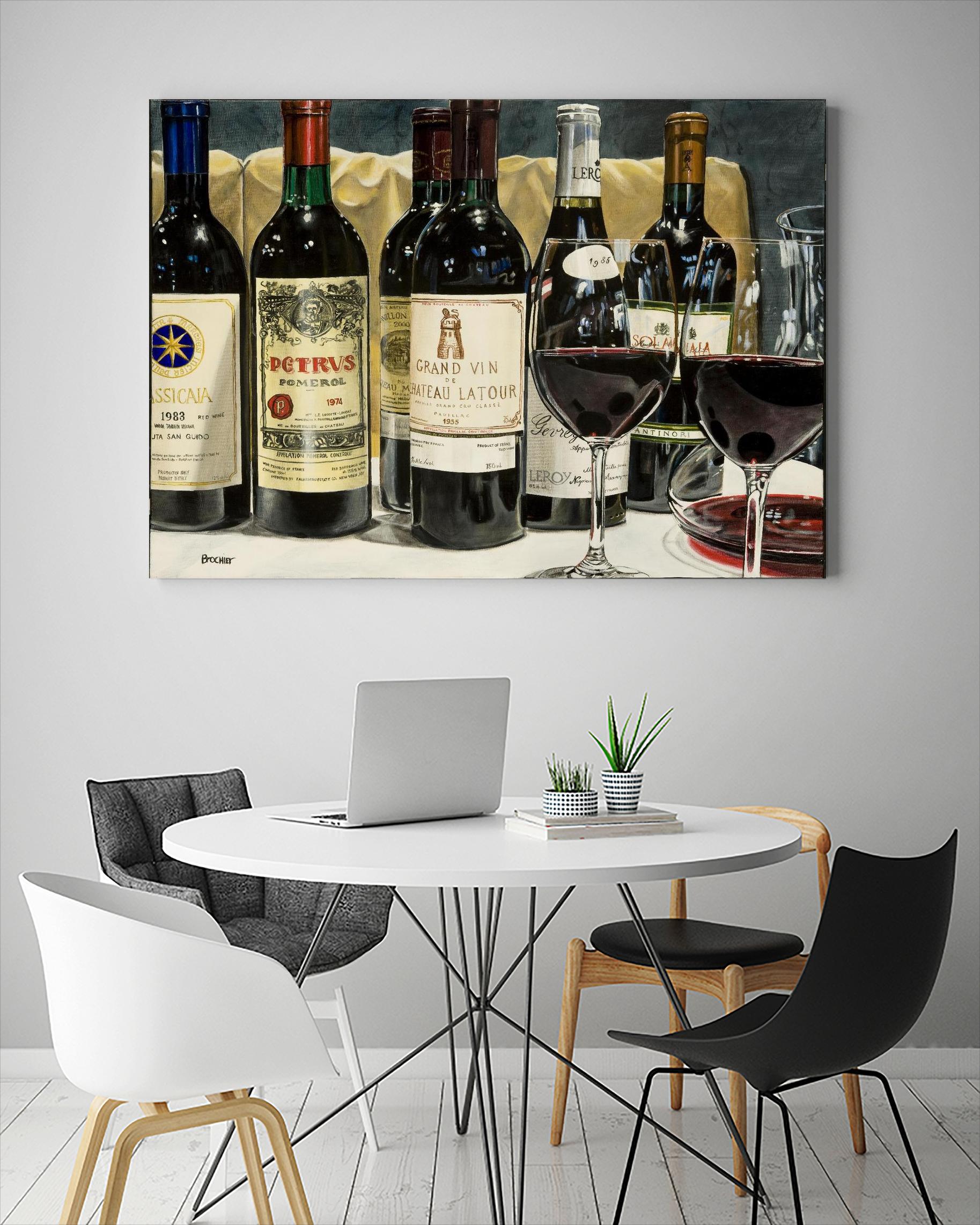 Les bonnes années by Marc Brochier on GIANT ART - beige still life artistes du québec