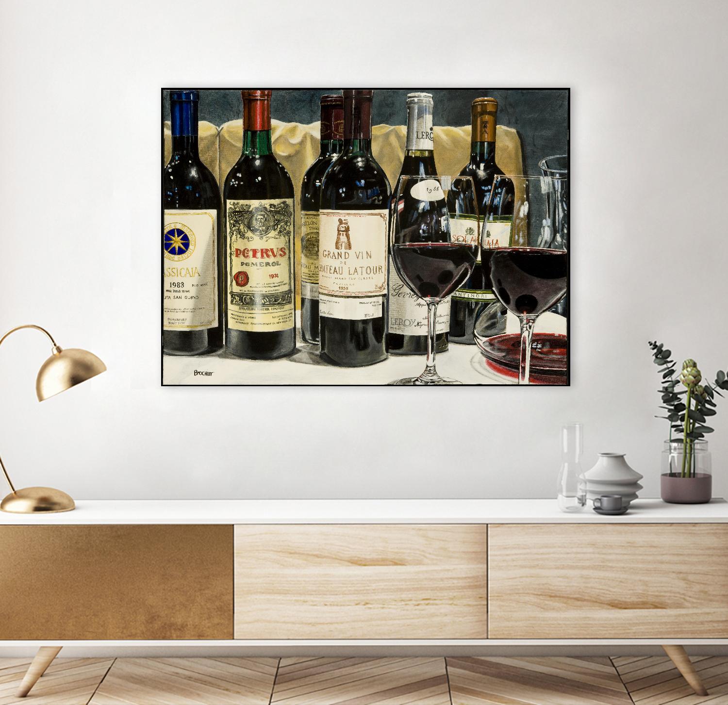 Les bonnes années by Marc Brochier on GIANT ART - beige still life artistes du québec