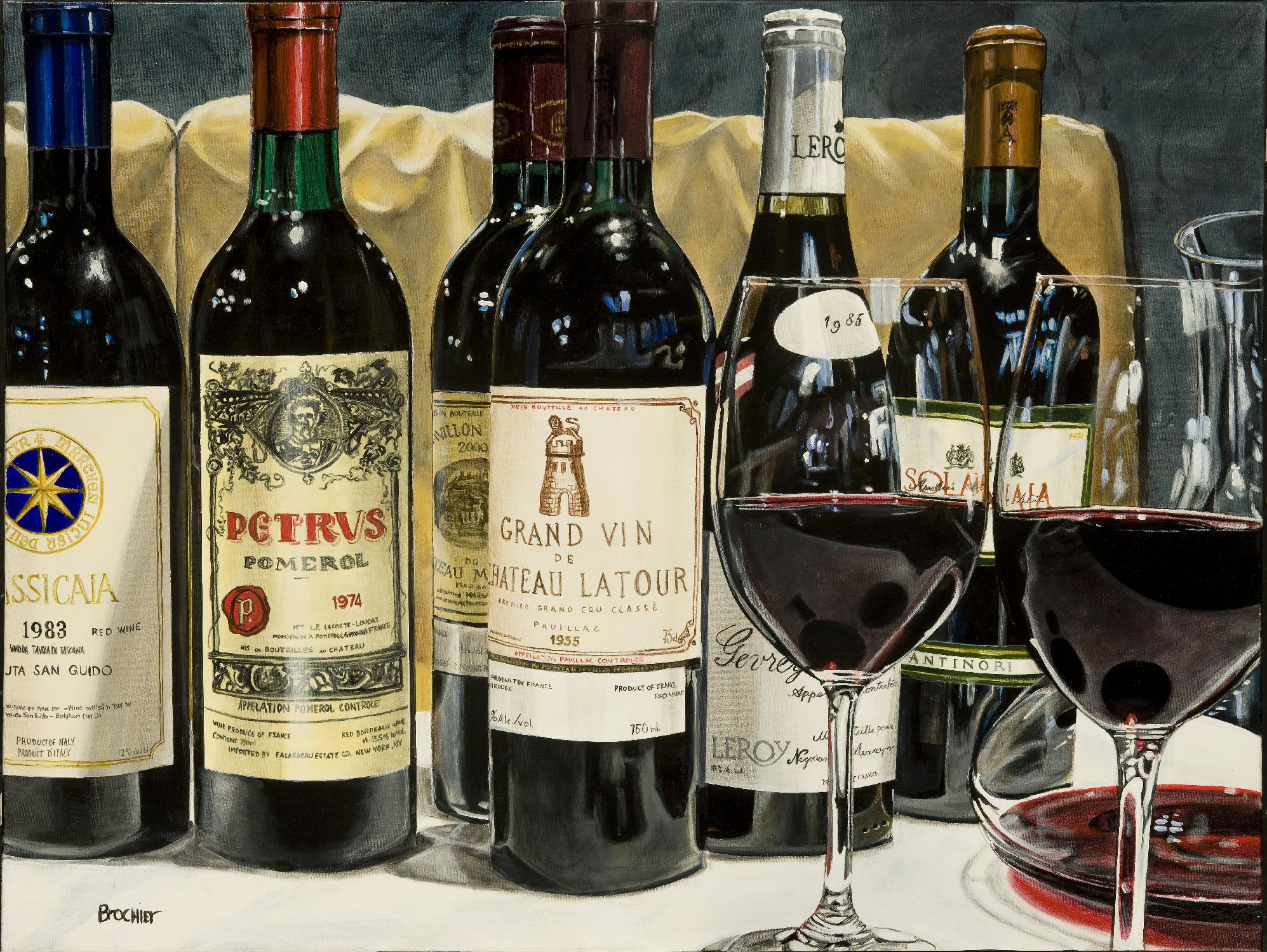 Les bonnes années by Marc Brochier on GIANT ART - beige still life artistes du québec