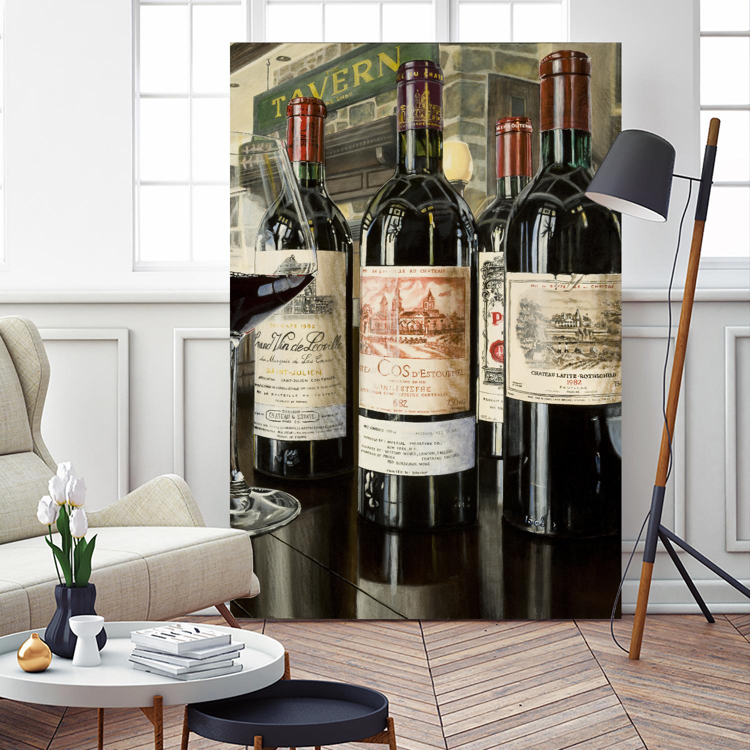 The Tavern... La grande classe by Marc Brochier on GIANT ART - beige still life alcool