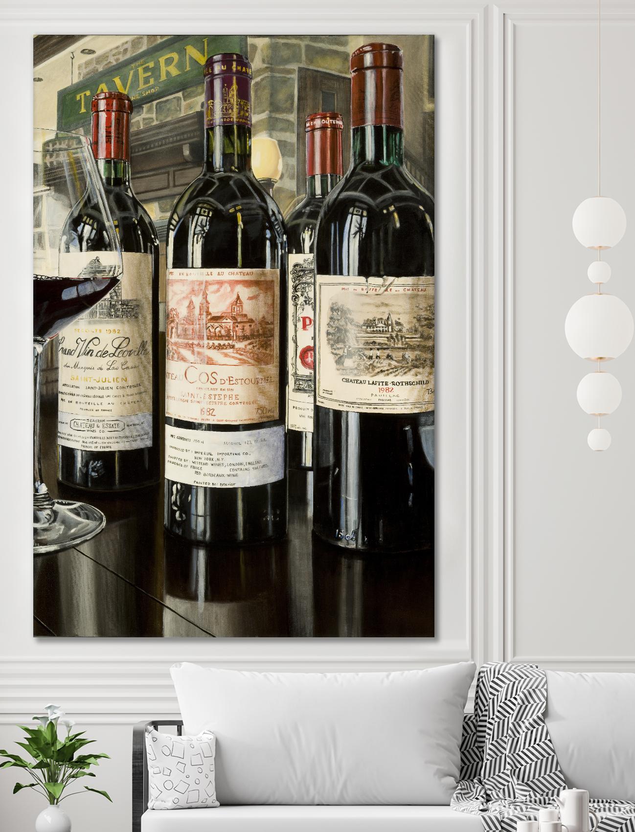 The Tavern... La grande classe by Marc Brochier on GIANT ART - beige still life alcool