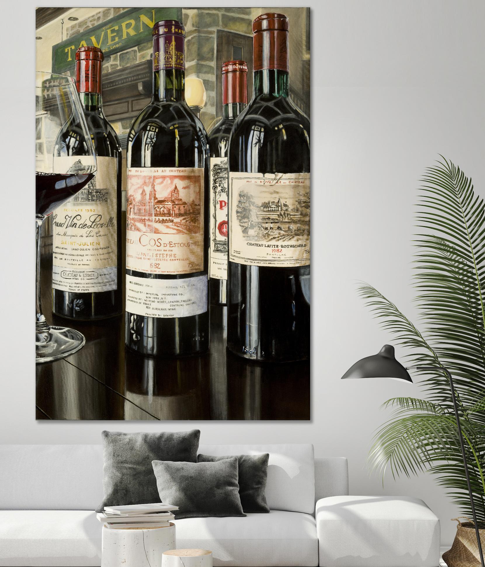 The Tavern... La grande classe by Marc Brochier on GIANT ART - beige still life alcool