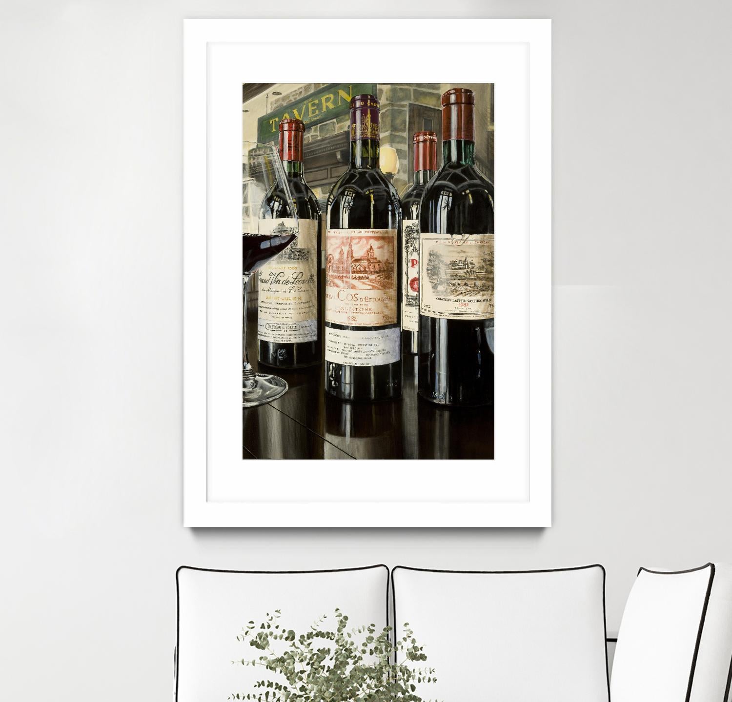 The Tavern... La grande classe by Marc Brochier on GIANT ART - beige still life alcool