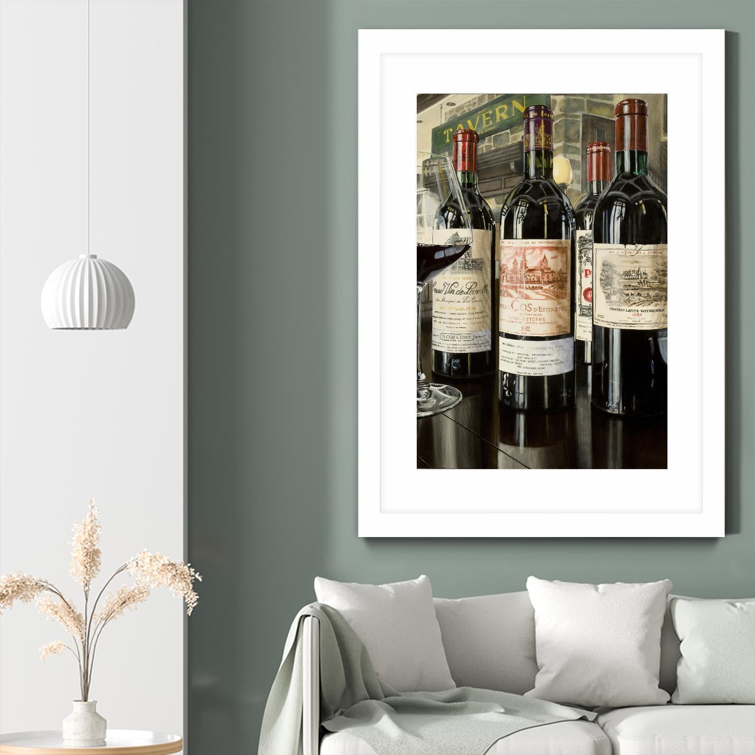 The Tavern... La grande classe by Marc Brochier on GIANT ART - beige still life alcool