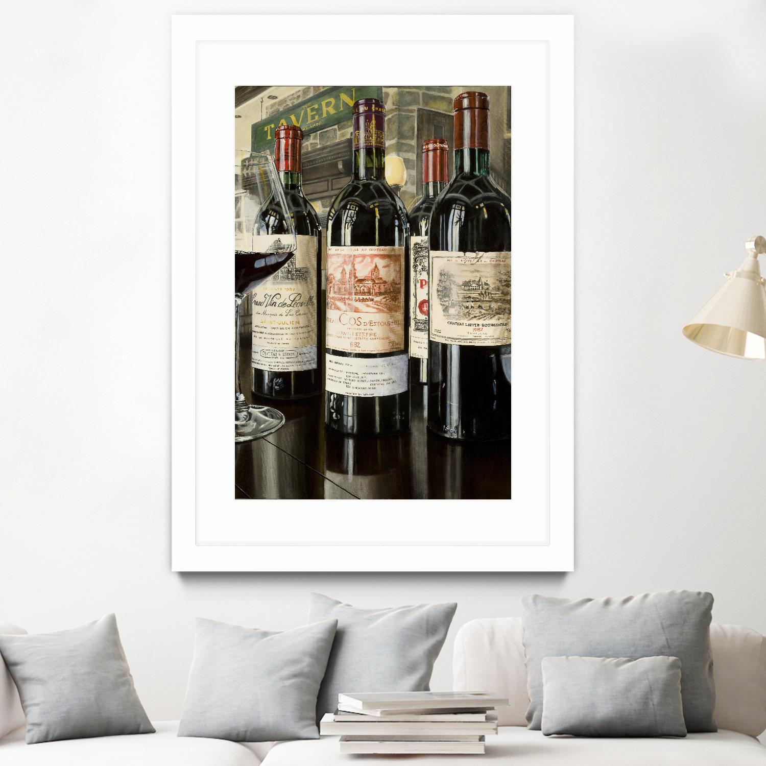 The Tavern... La grande classe by Marc Brochier on GIANT ART - beige still life alcool