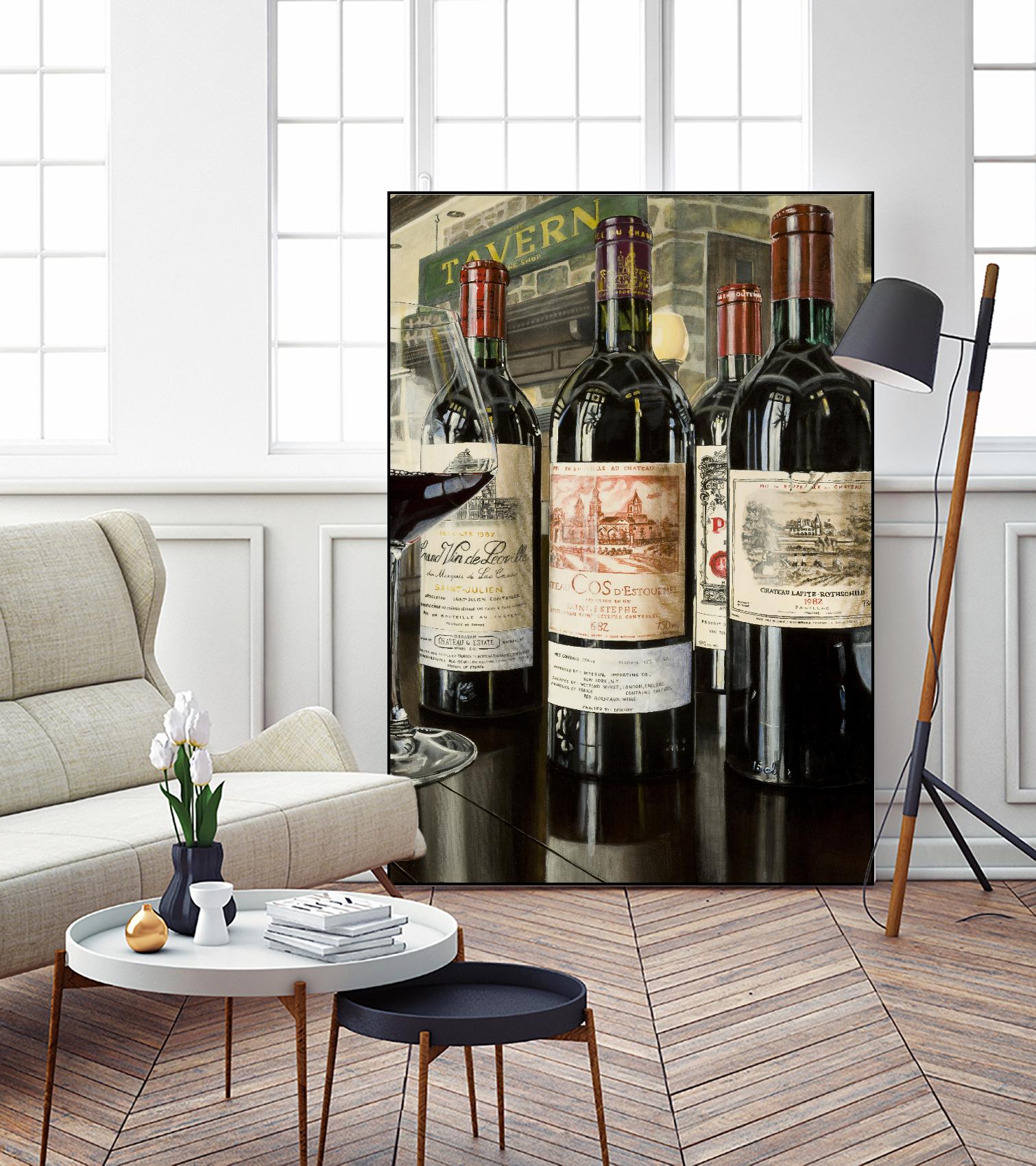 The Tavern... La grande classe by Marc Brochier on GIANT ART - beige still life alcool