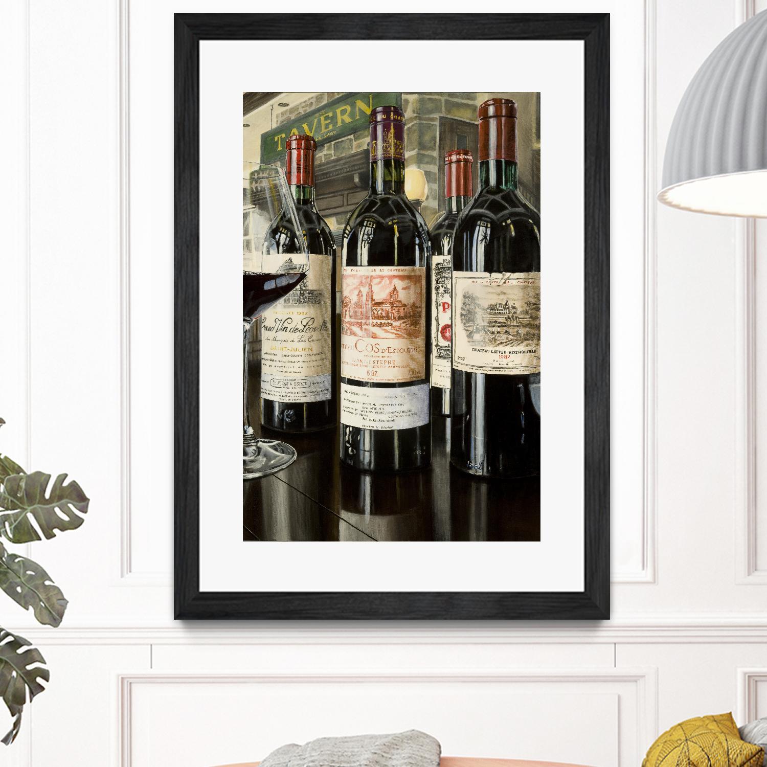 The Tavern... La grande classe by Marc Brochier on GIANT ART - beige still life alcool