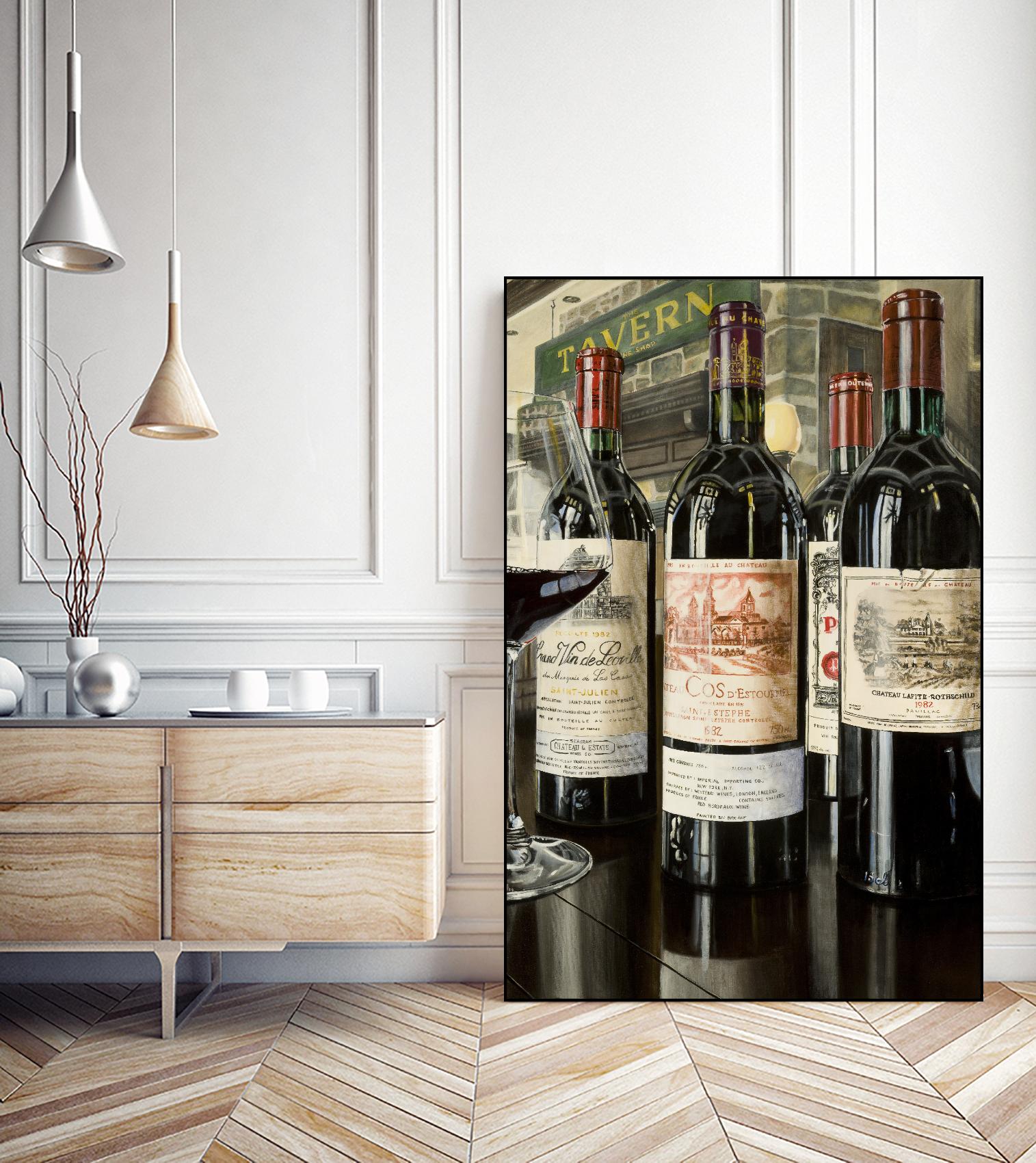 The Tavern... La grande classe by Marc Brochier on GIANT ART - beige still life alcool