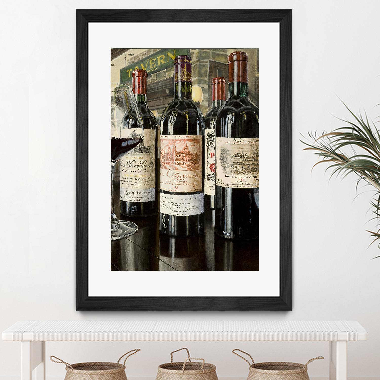 The Tavern... La grande classe by Marc Brochier on GIANT ART - beige still life alcool