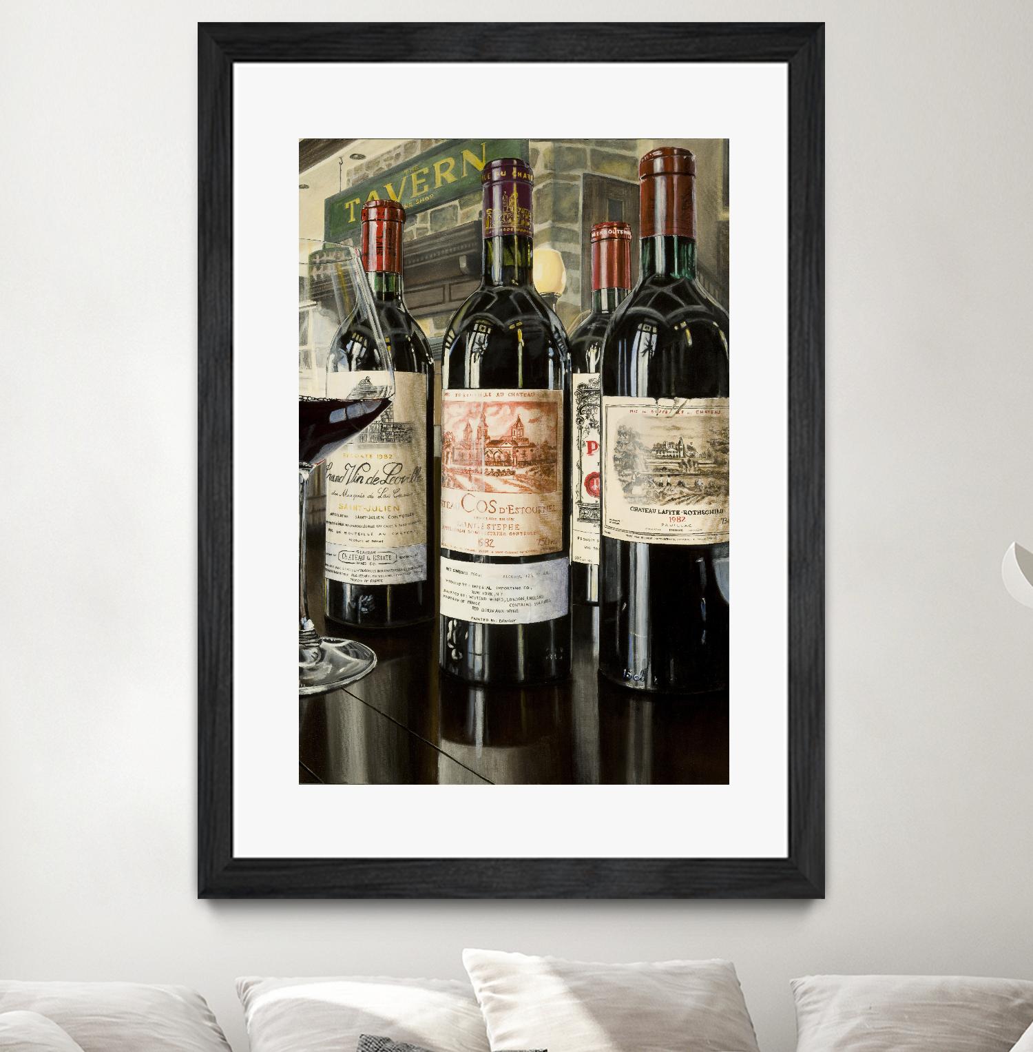 The Tavern... La grande classe by Marc Brochier on GIANT ART - beige still life alcool