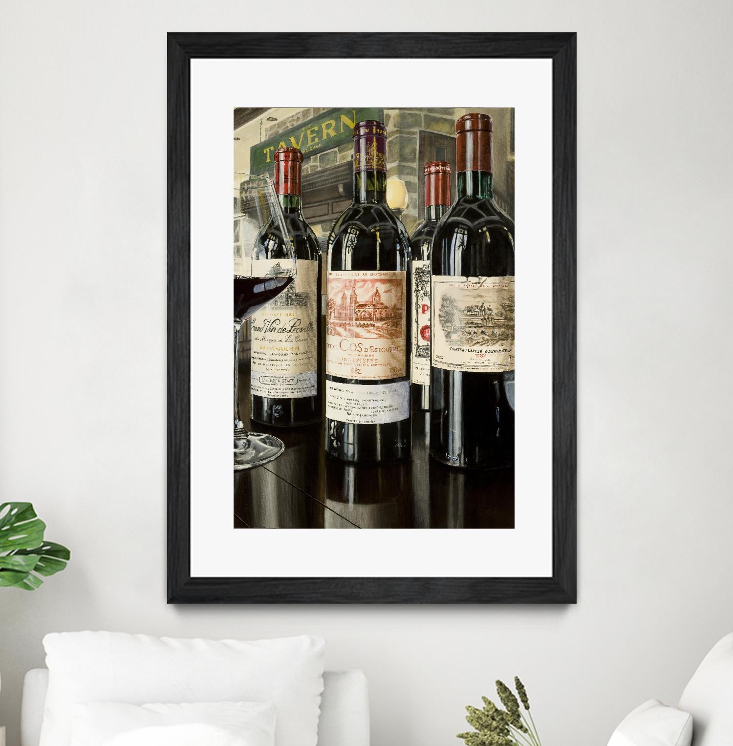 The Tavern... La grande classe by Marc Brochier on GIANT ART - beige still life alcool