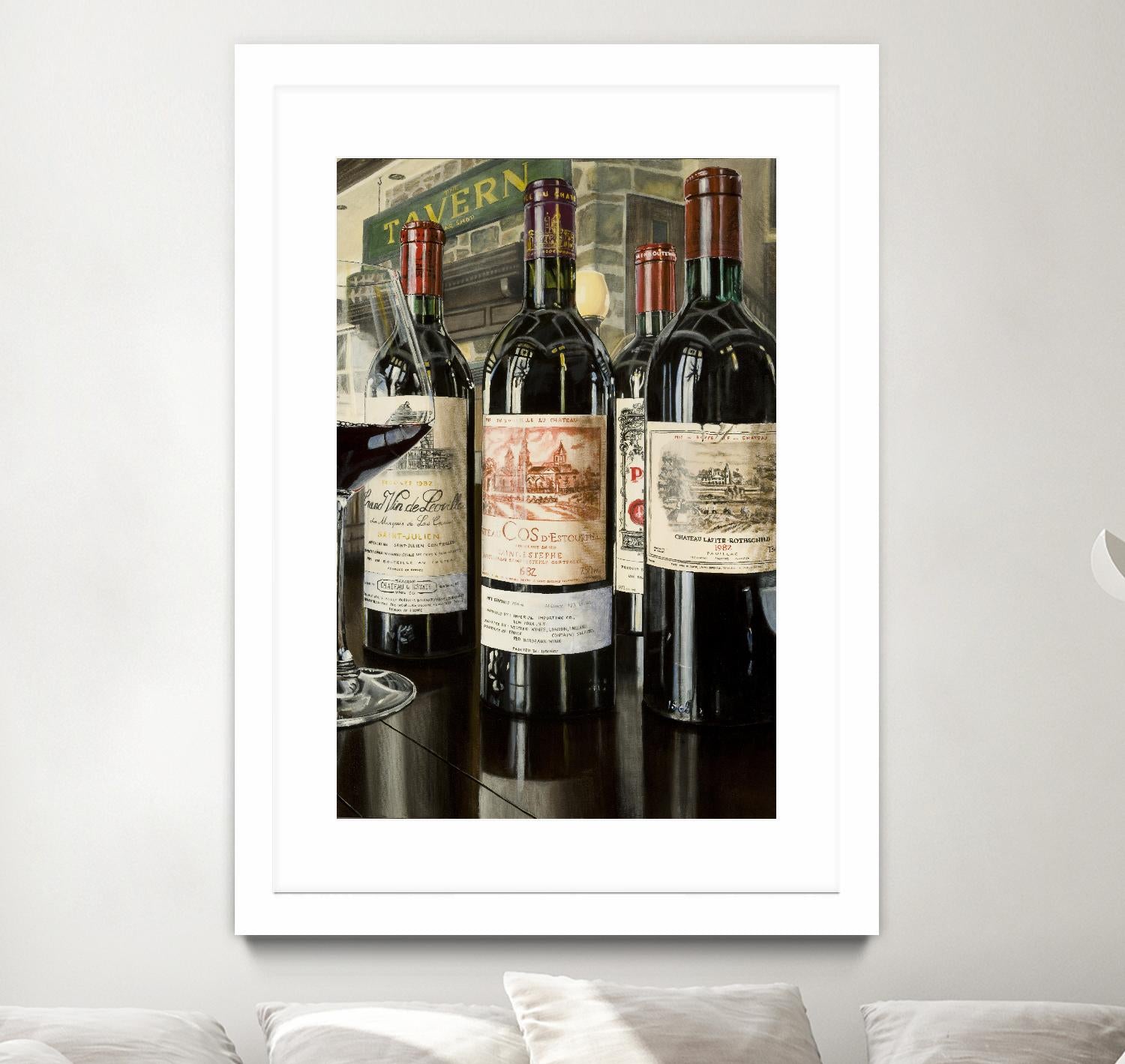 The Tavern... La grande classe by Marc Brochier on GIANT ART - beige still life alcool